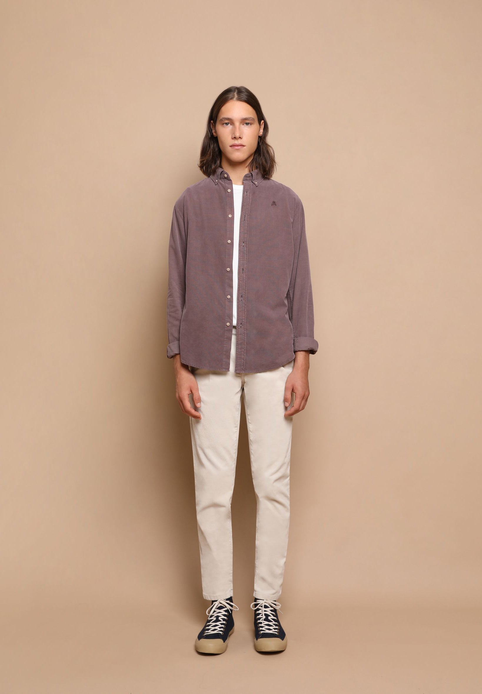 CAMISA PANA CUELLO BOTONES