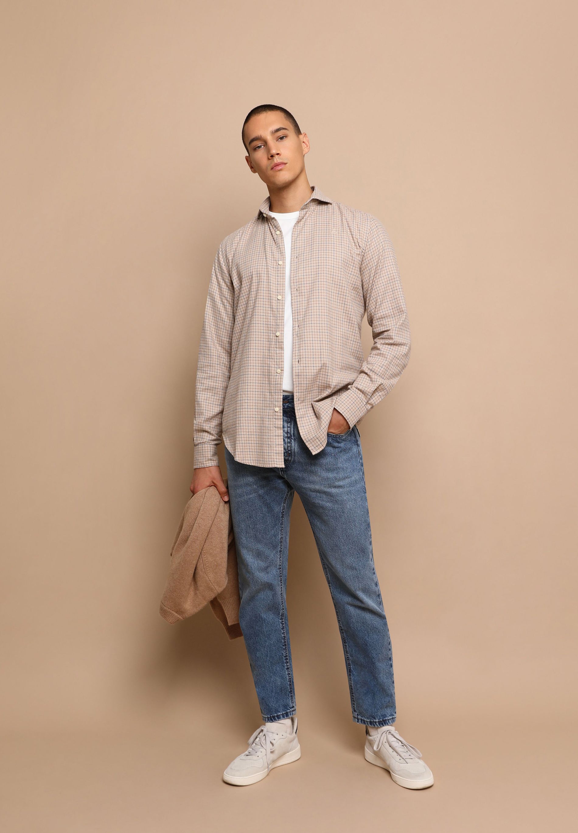 CAMISA CUADROS CALAVERA