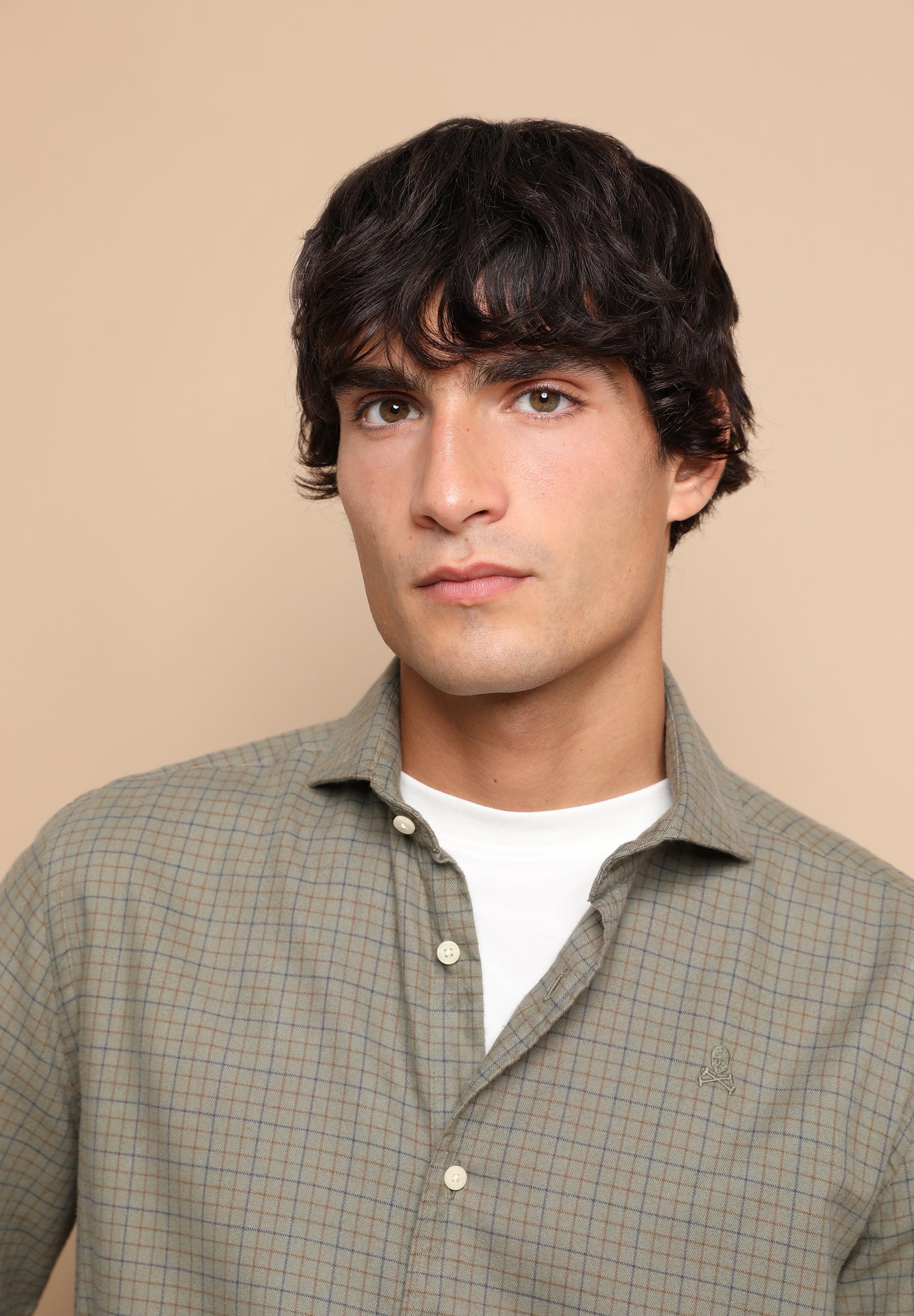 CAMISA CUADROS CALAVERA