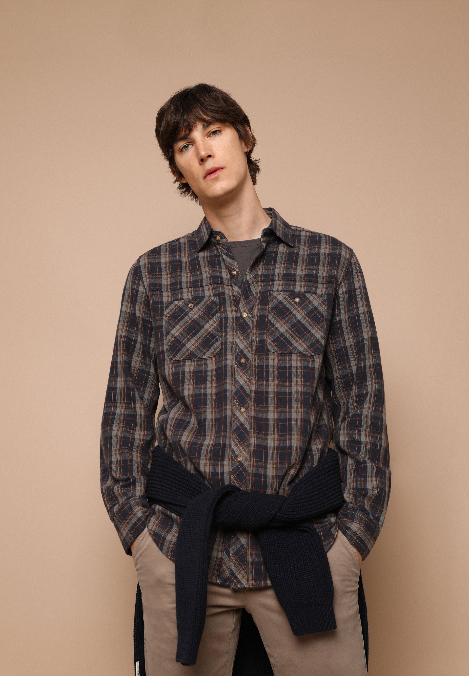 CAMISA CUADROS FRANELA