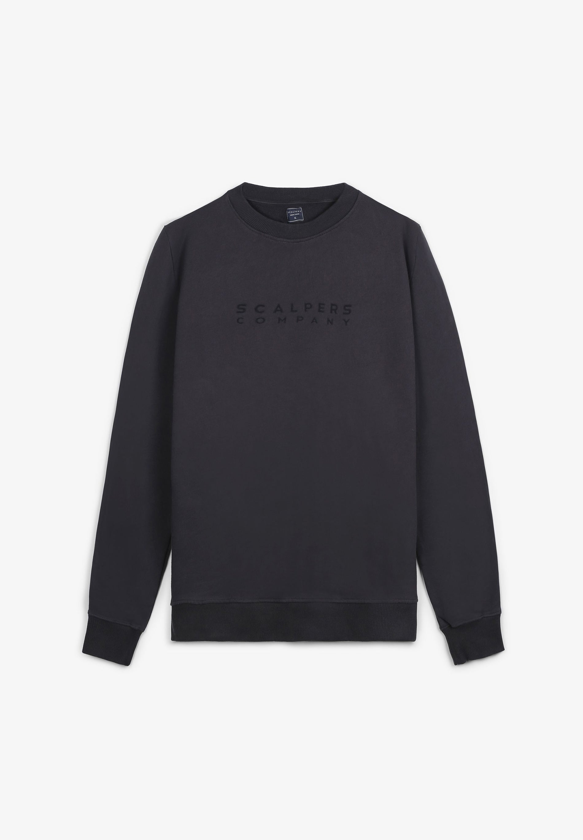 SUDADERA LOGO FLOCADO