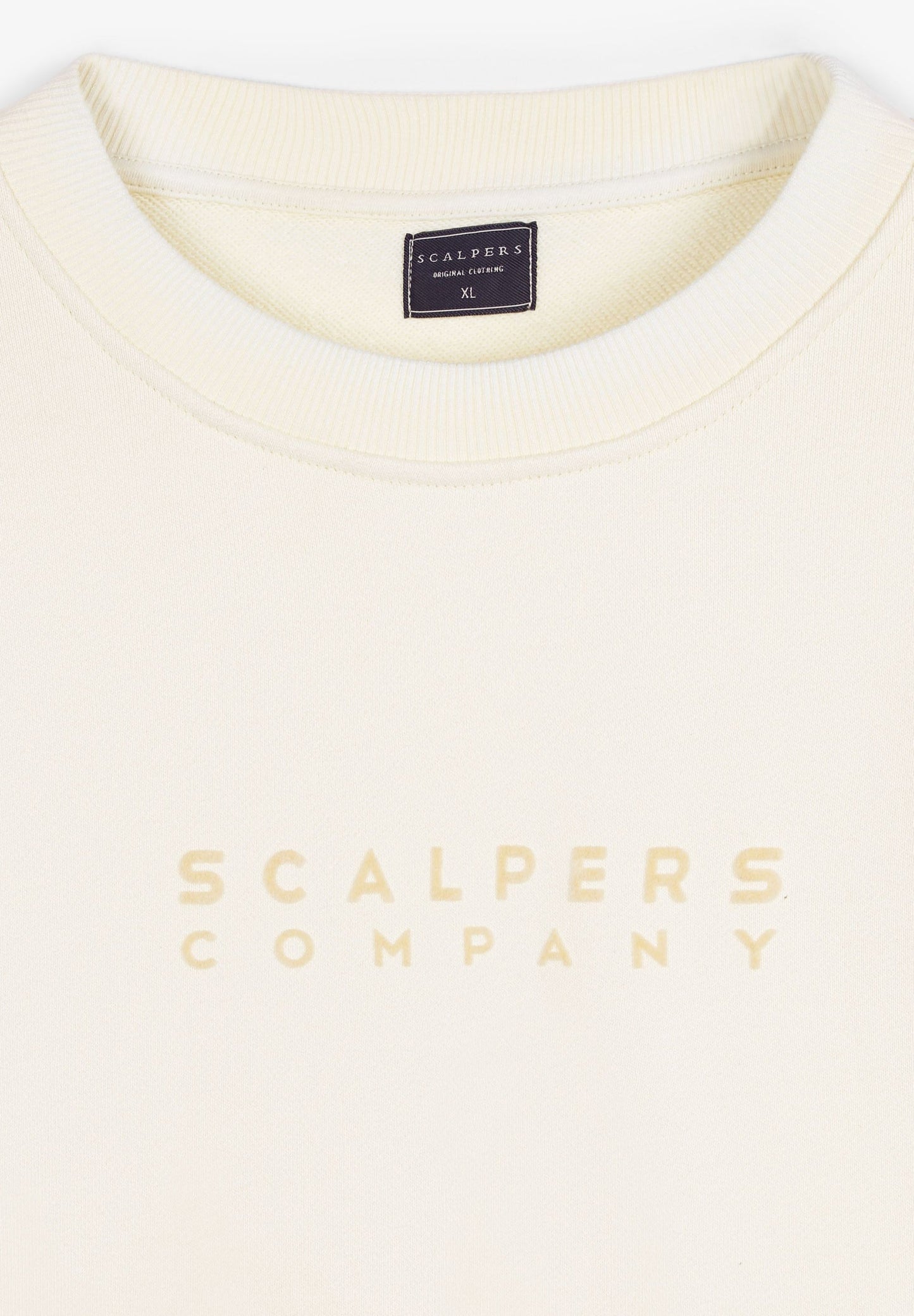SUDADERA LOGO FLOCADO