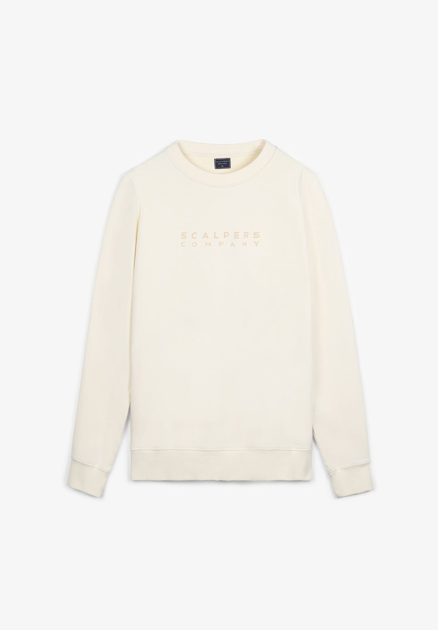 SUDADERA LOGO FLOCADO