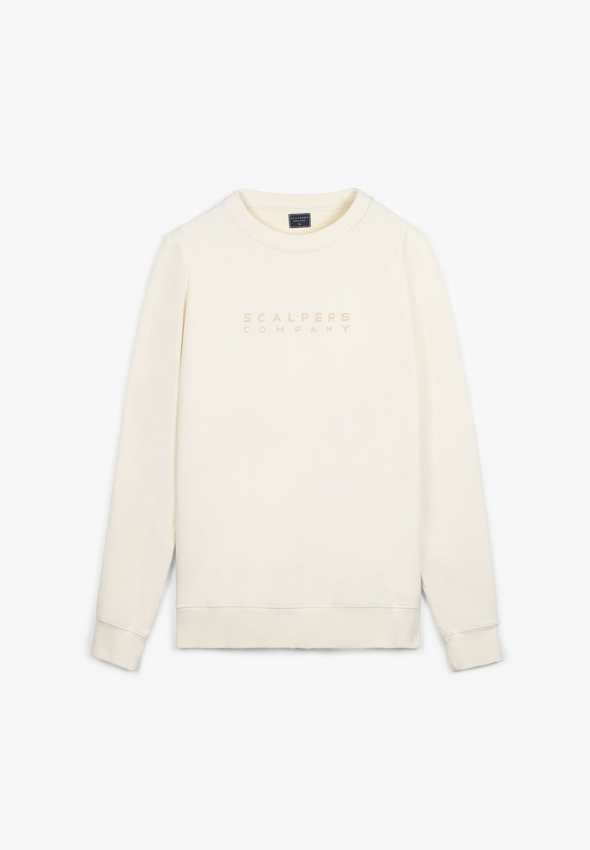 SUDADERA LOGO FLOCADO