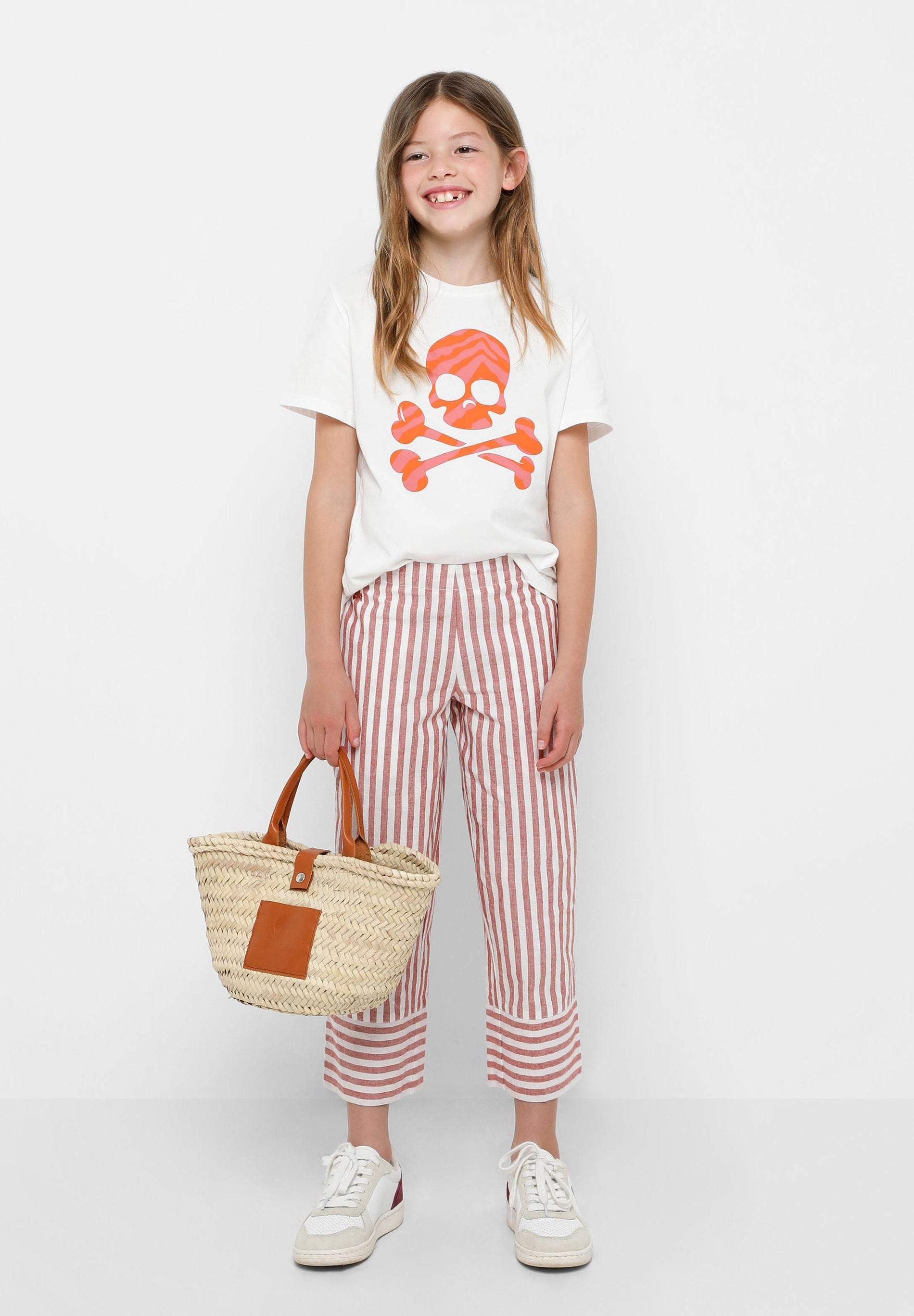 CAMISETA CALAVERA ZEBRA