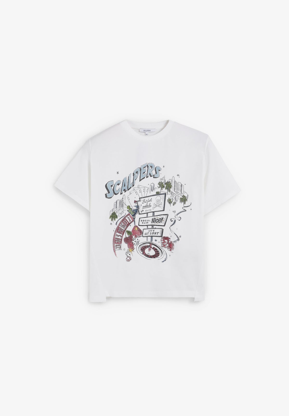 POLERA ASIMÉTRICA PRINT