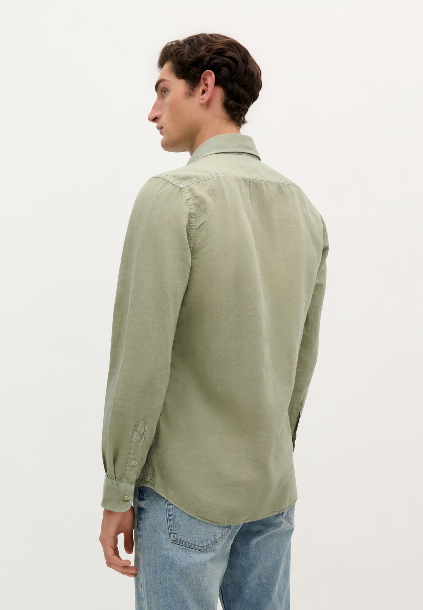 CAMISA LINO CALAVERA