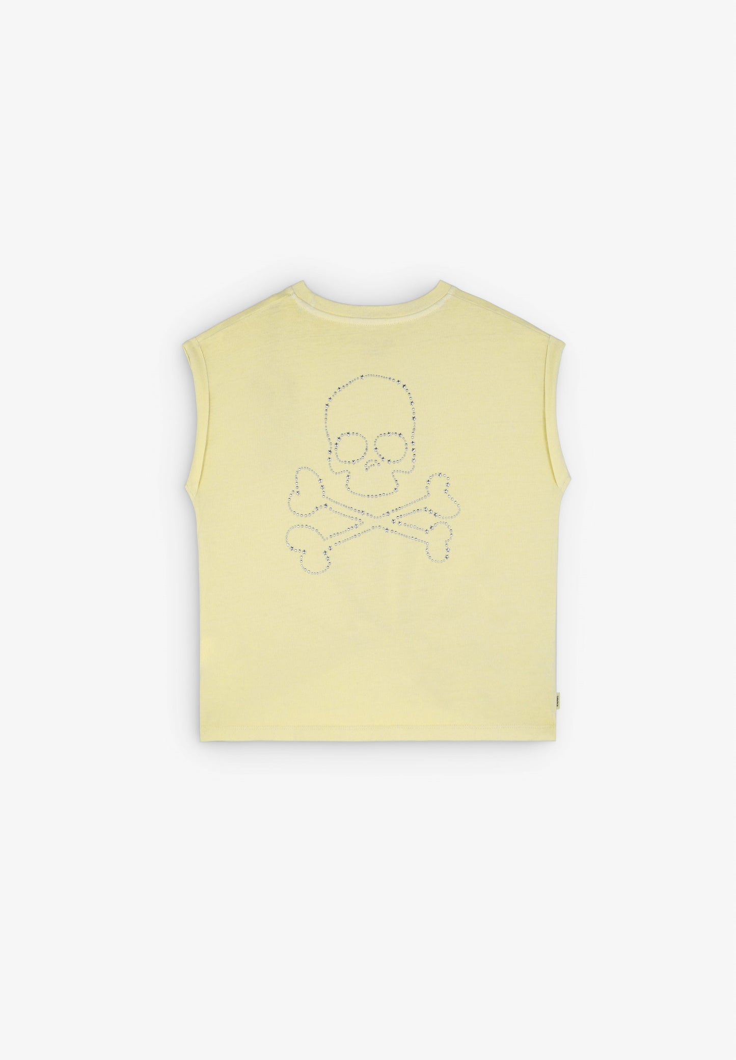 CAMISETA ALGODÓN NUDO CALAVERA TRASERA