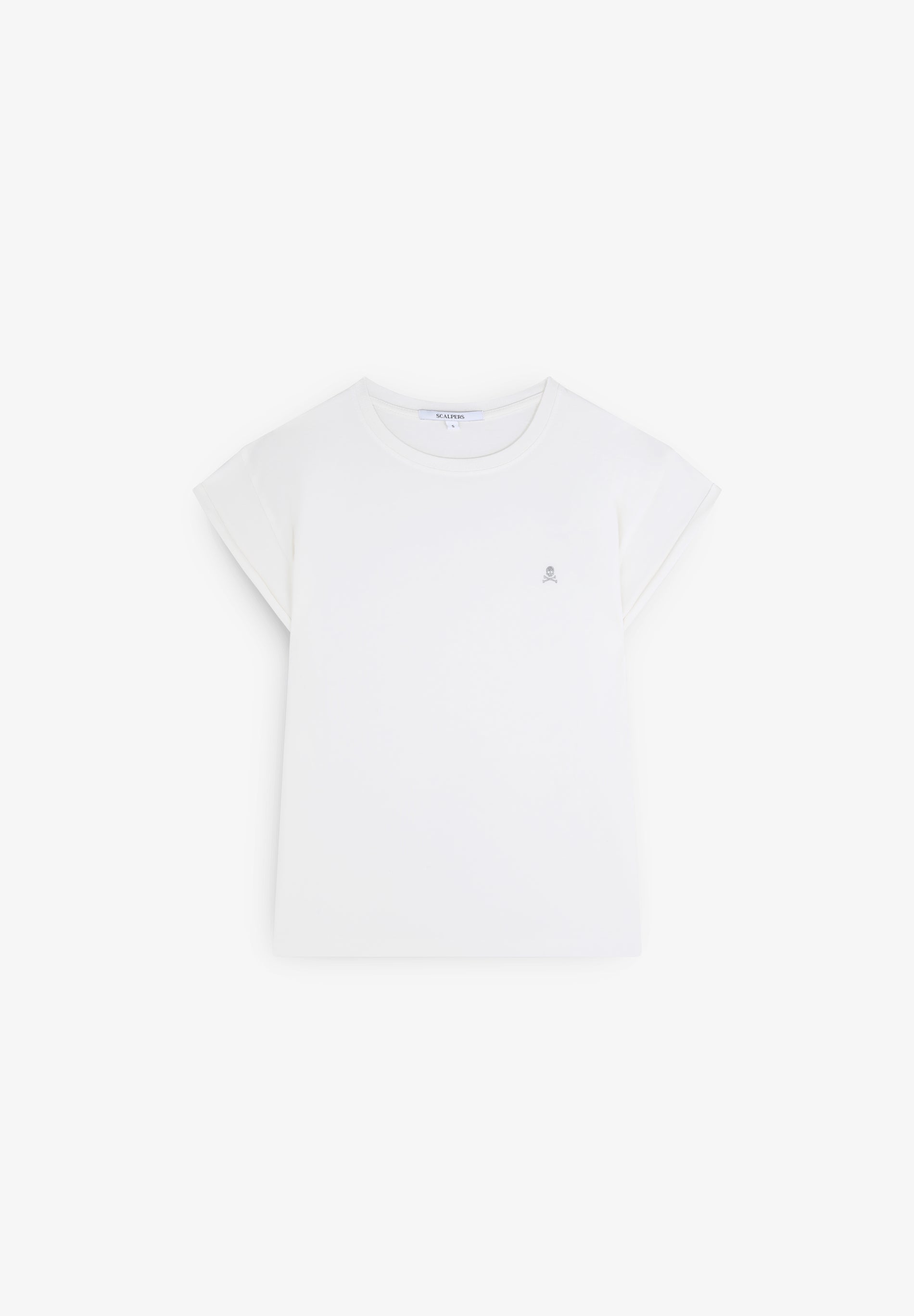 POLERA CALAVERA BORDADA