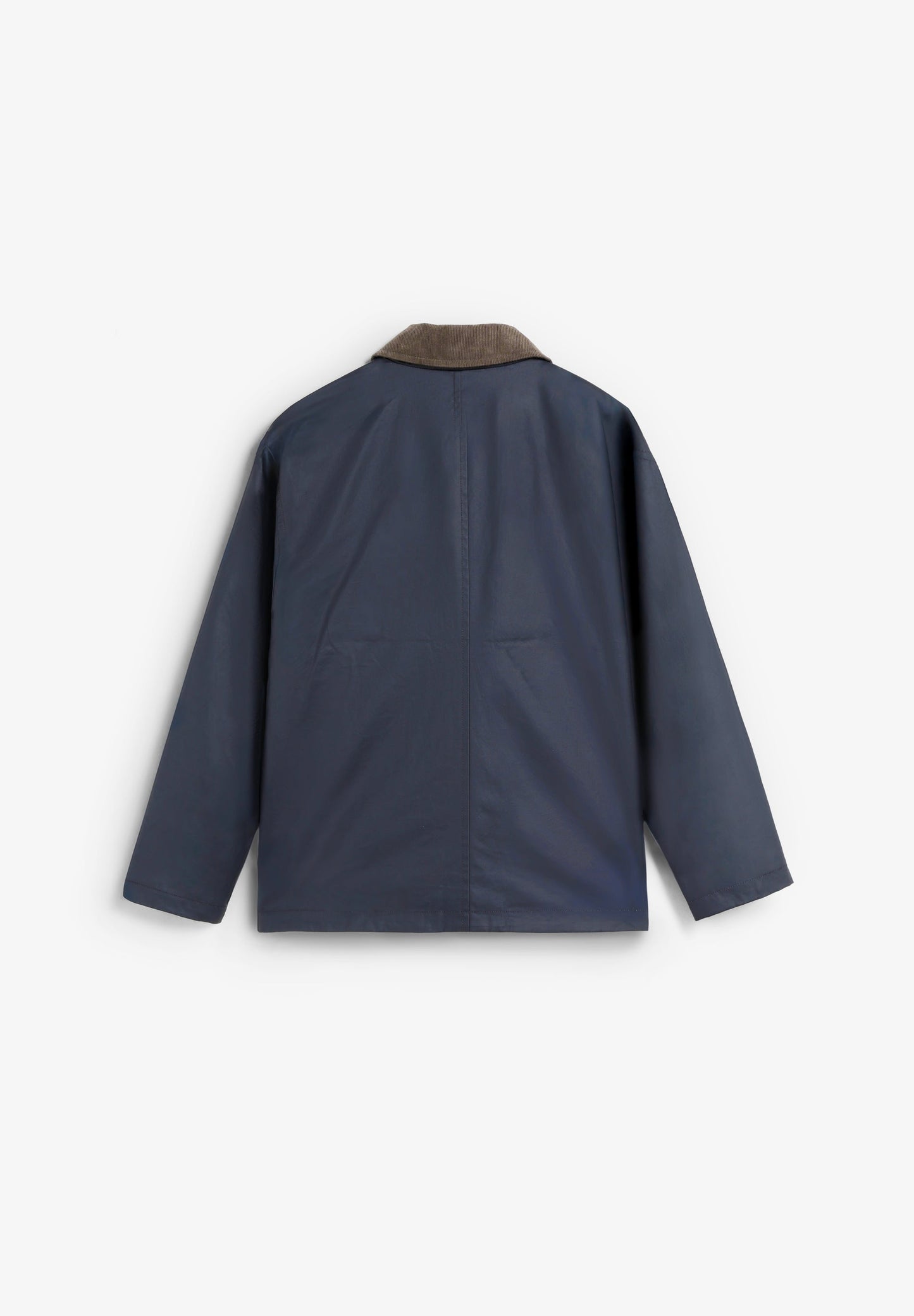 CHAQUETA CUELLO CONTRASTE PANA