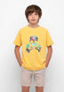 CAMISETA CALAVERA TROPICAL