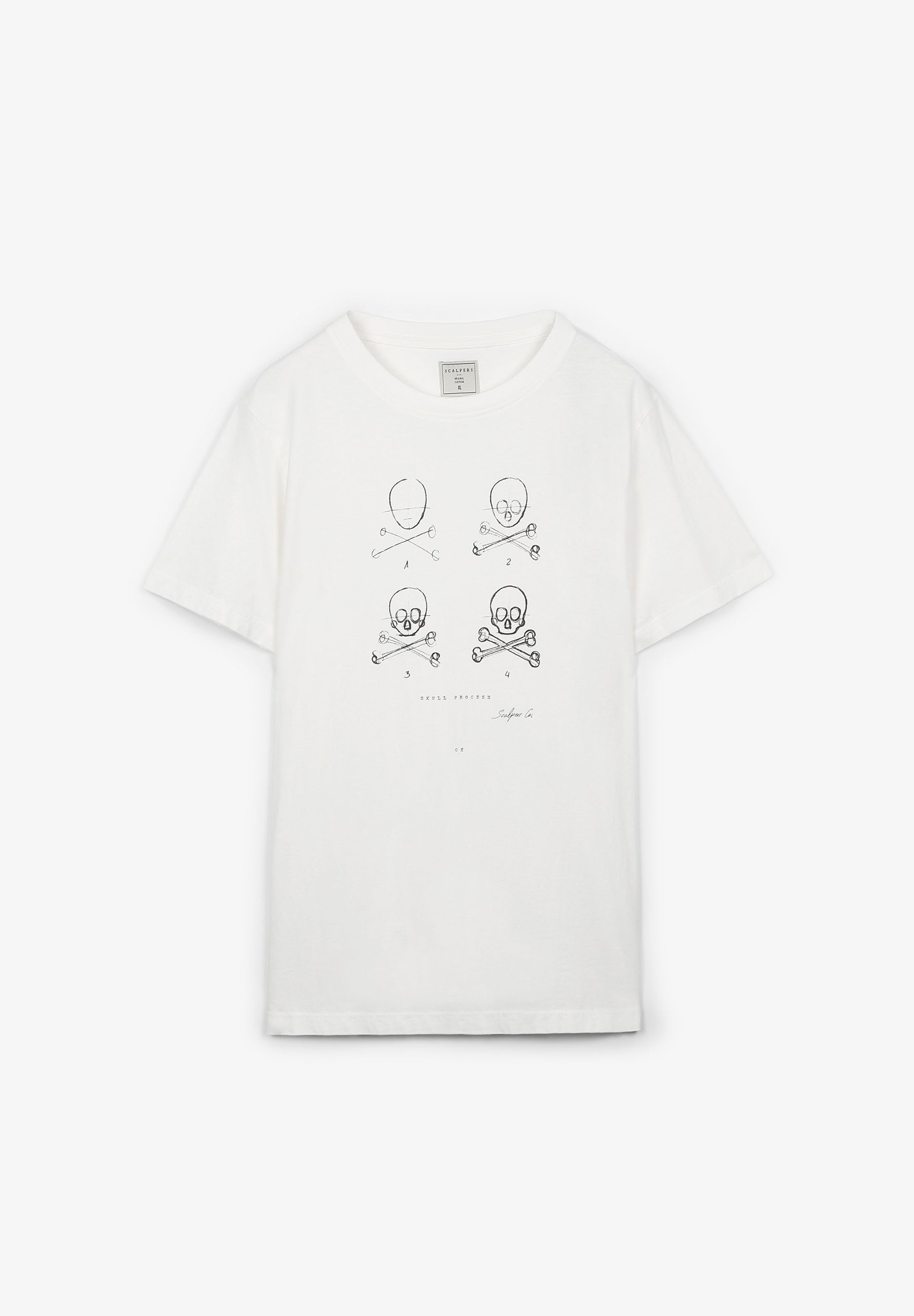 CAMISETA DIBUJO CALAVERA