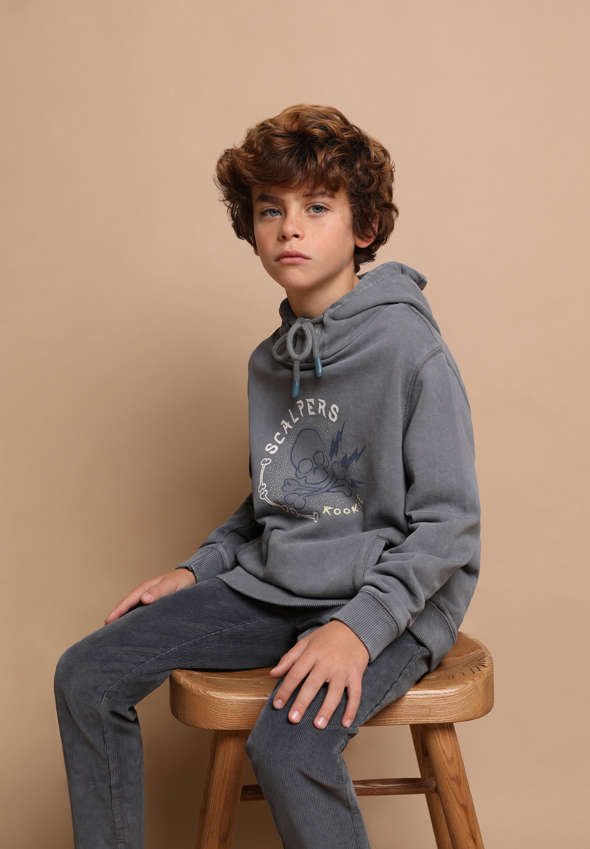 SUDADERA CAPUCHA LAVADA