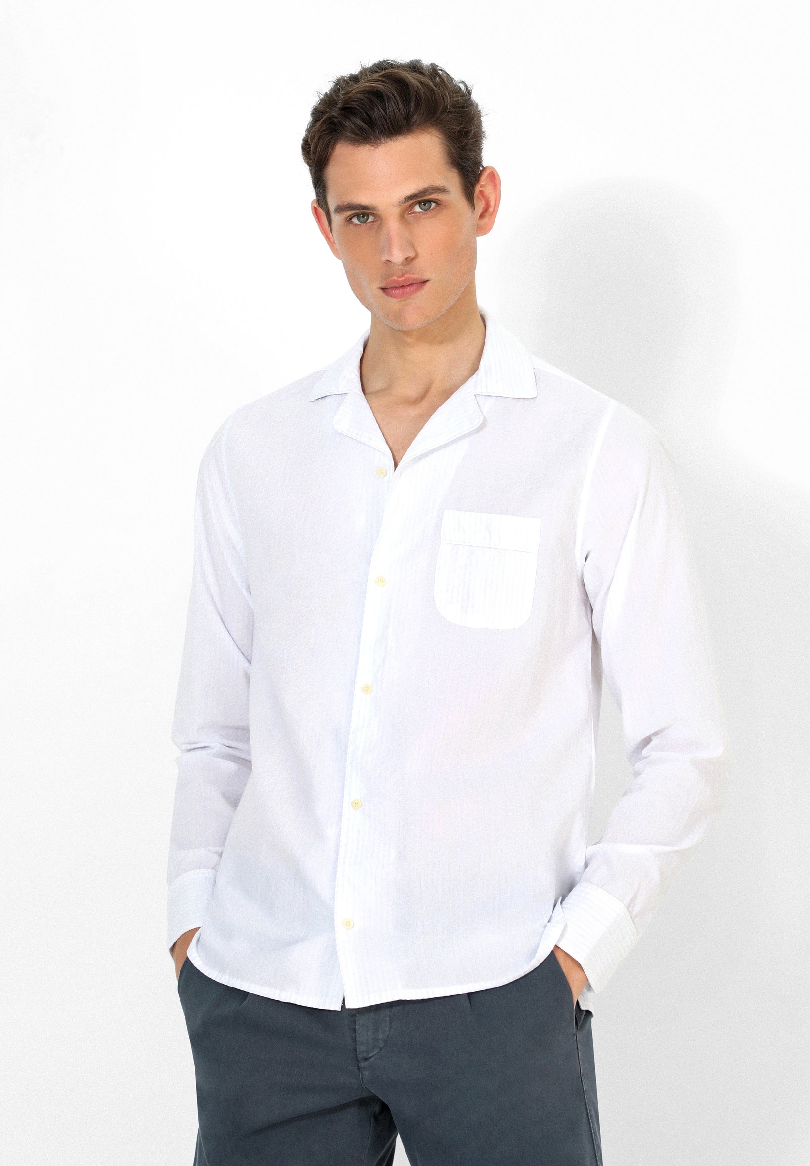CAMISA PREMIUM CUELLO PIJAMERO
