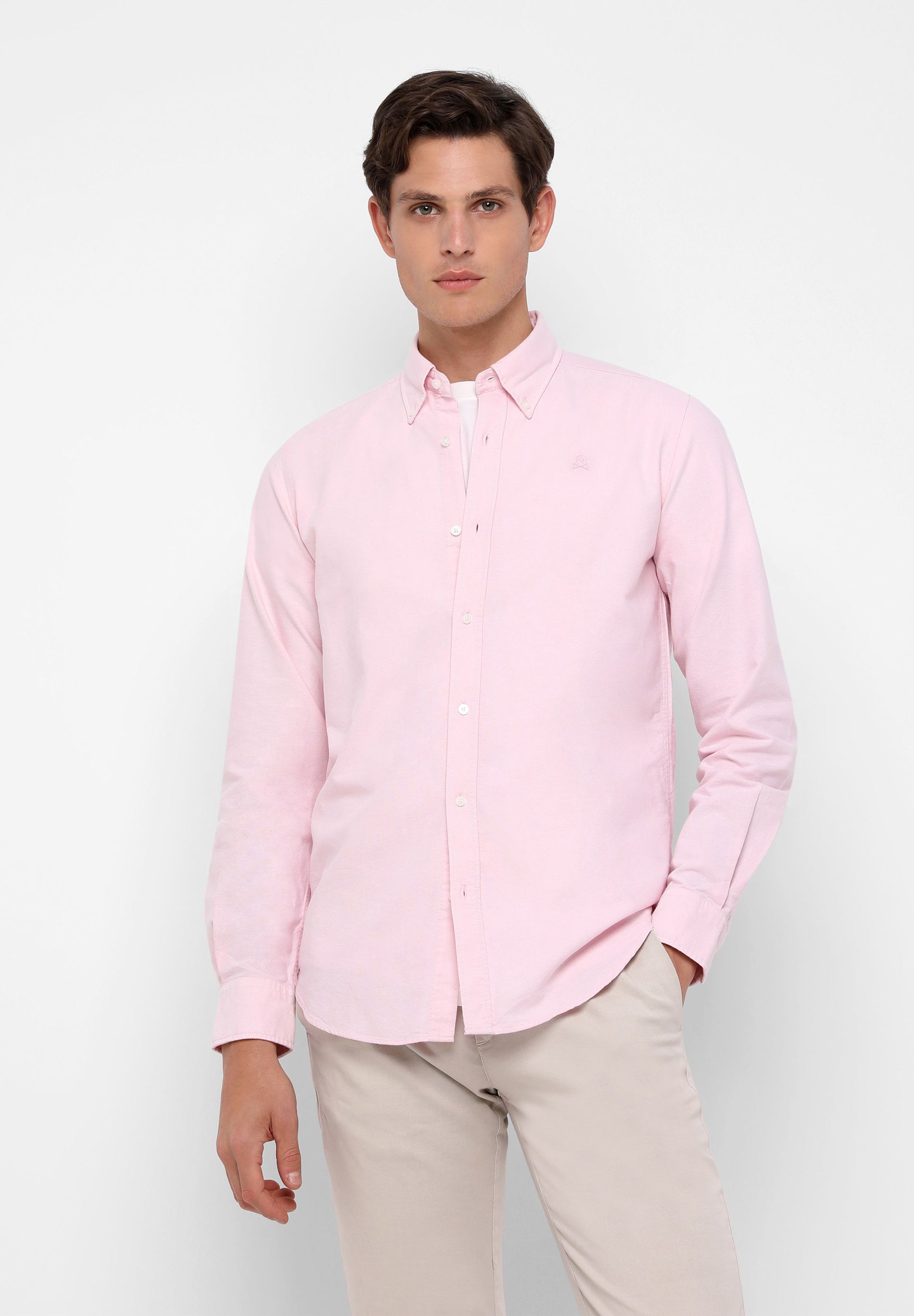 CAMISA OXFORD CUELLO BOTONES