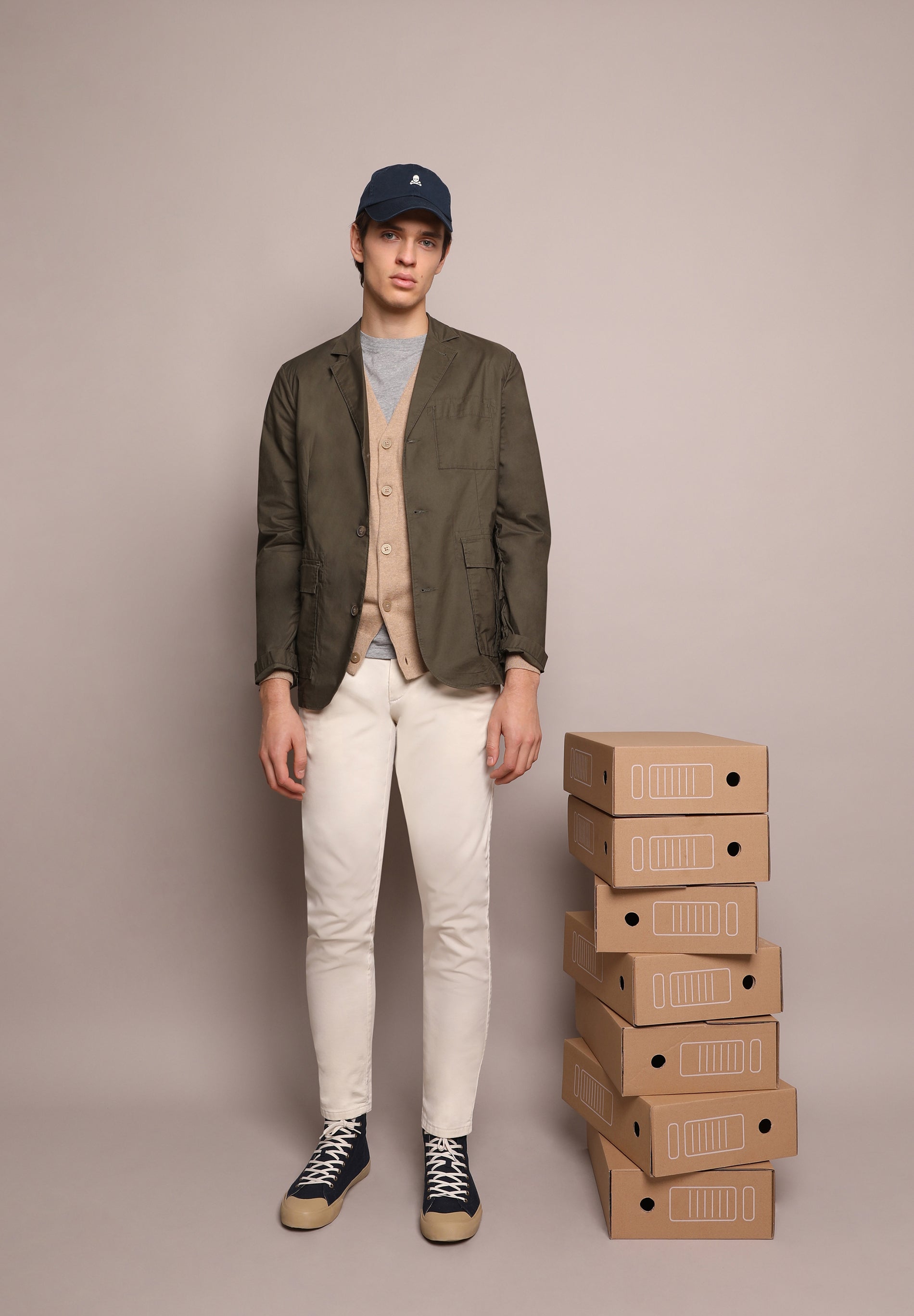 BLAZER BOLSILLOS TAPETA
