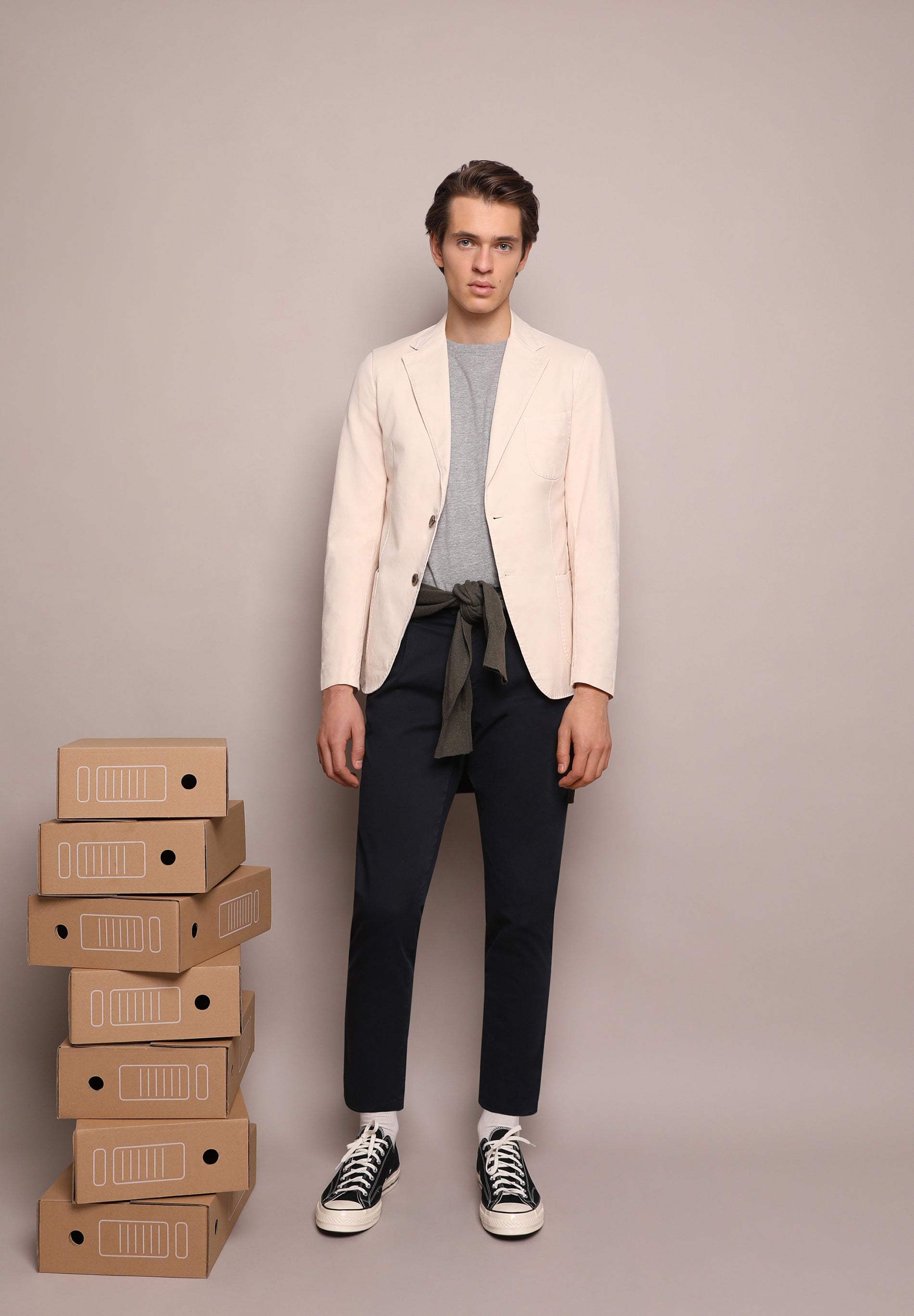 BLAZER ALGODÓN BOLSILLOS