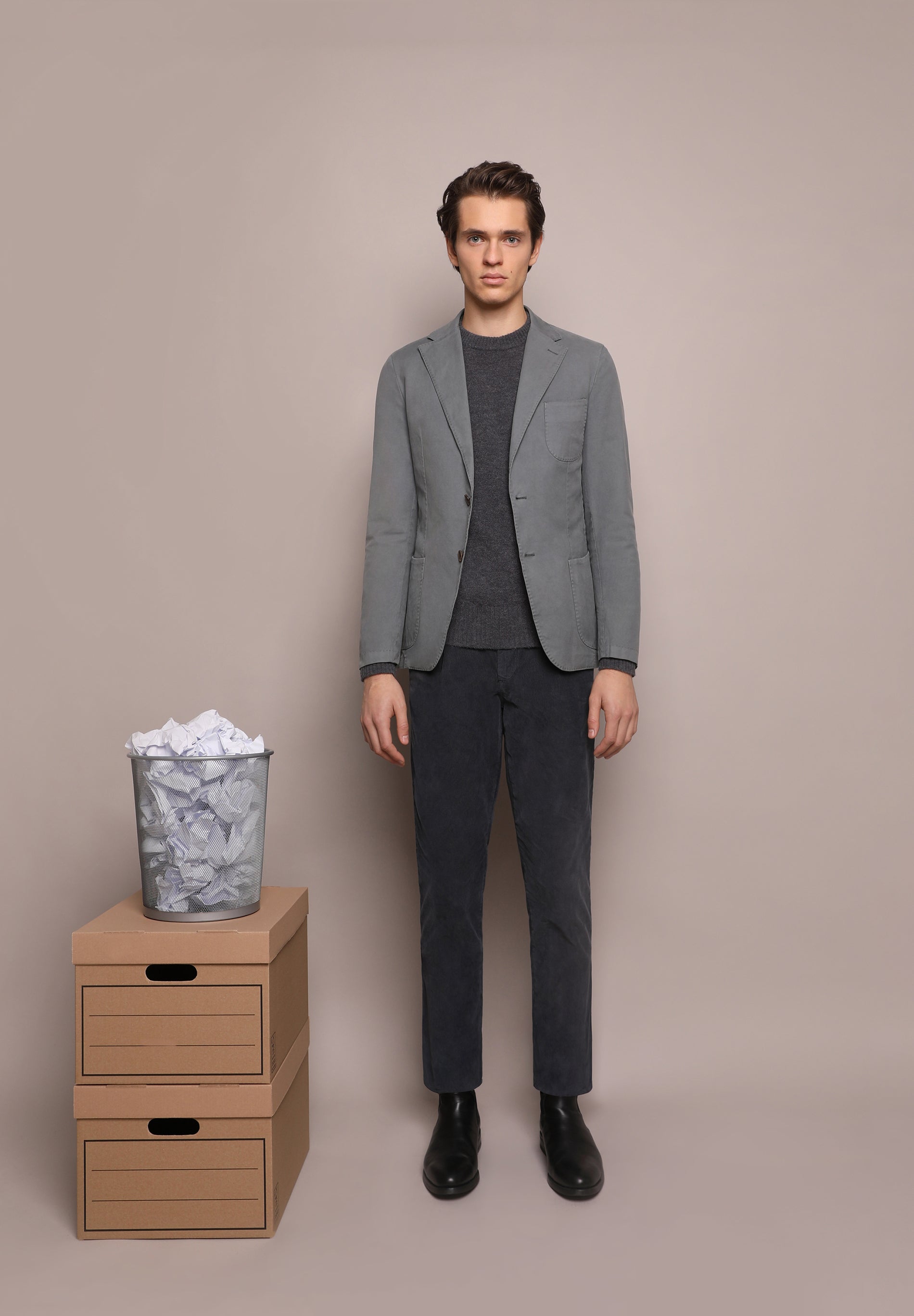 BLAZER ALGODÓN BOLSILLOS