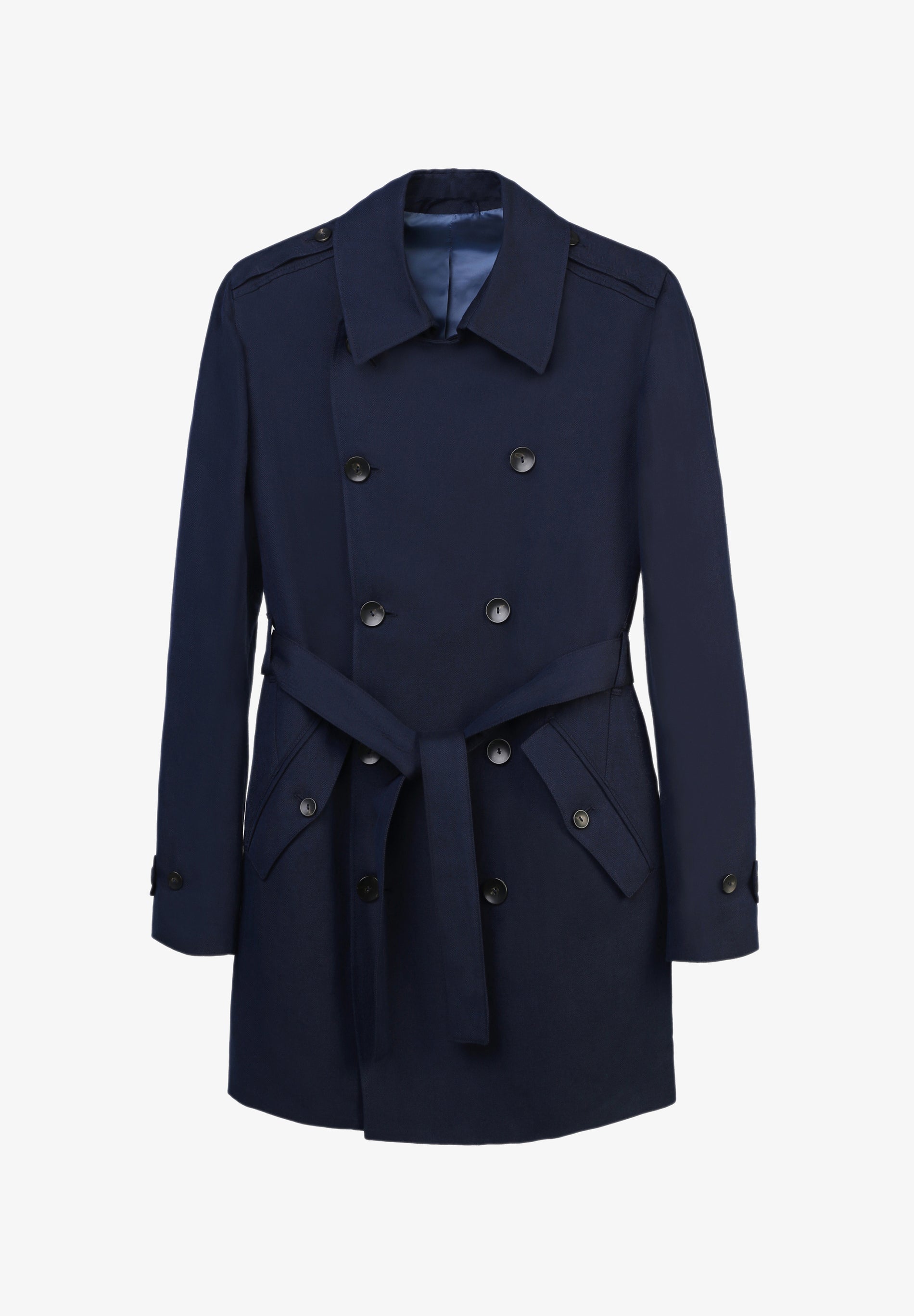 ABRIGO BOTONES CINTURÓN