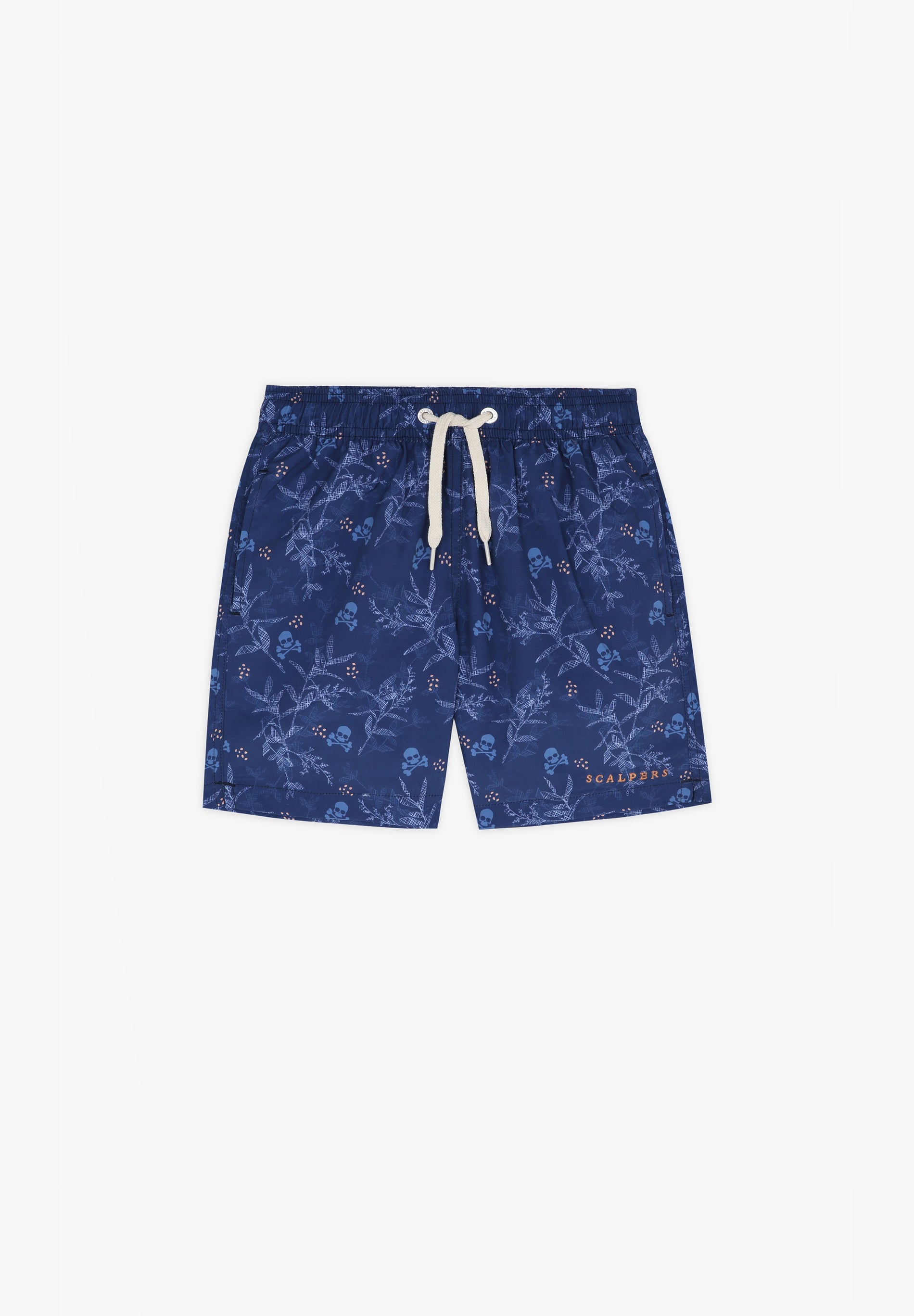 SKULL INDIGO SWIMSUIT KIDS