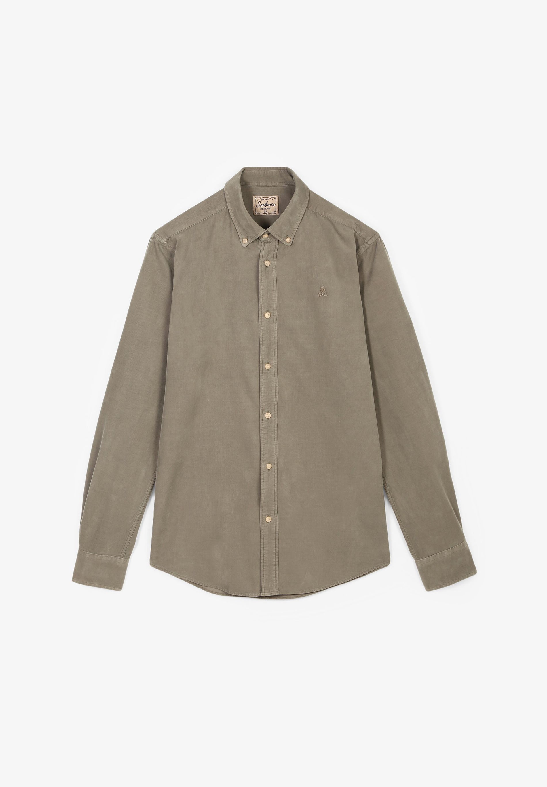 CAMISA PANA CUELLO BOTONES