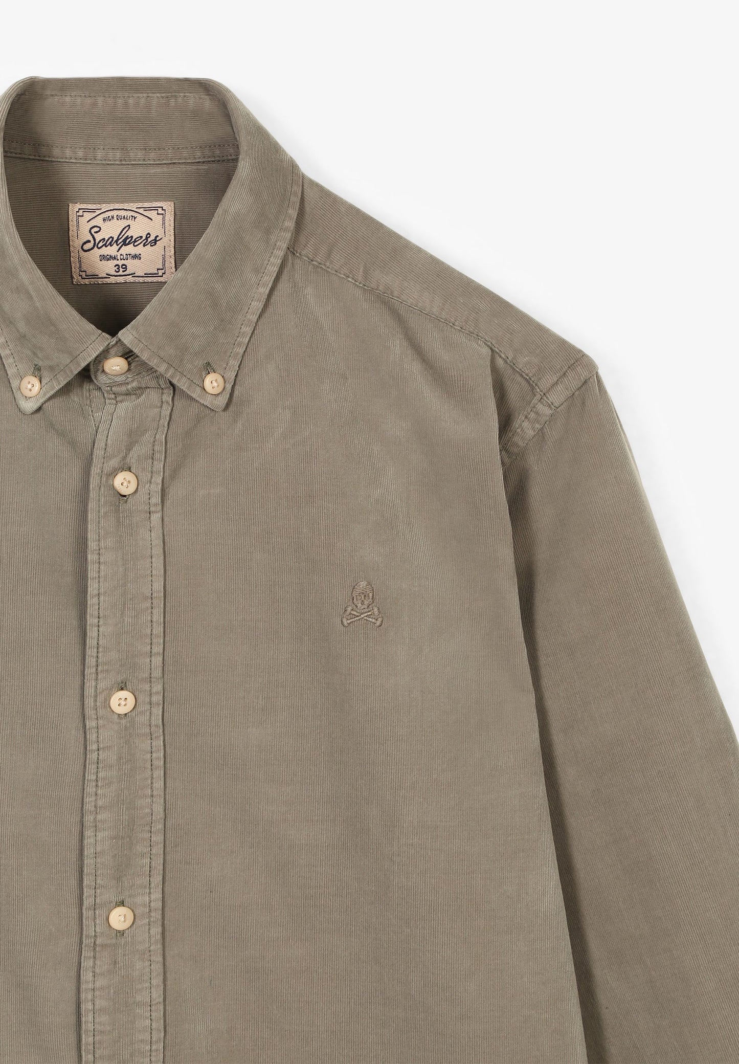 CAMISA PANA CUELLO BOTONES