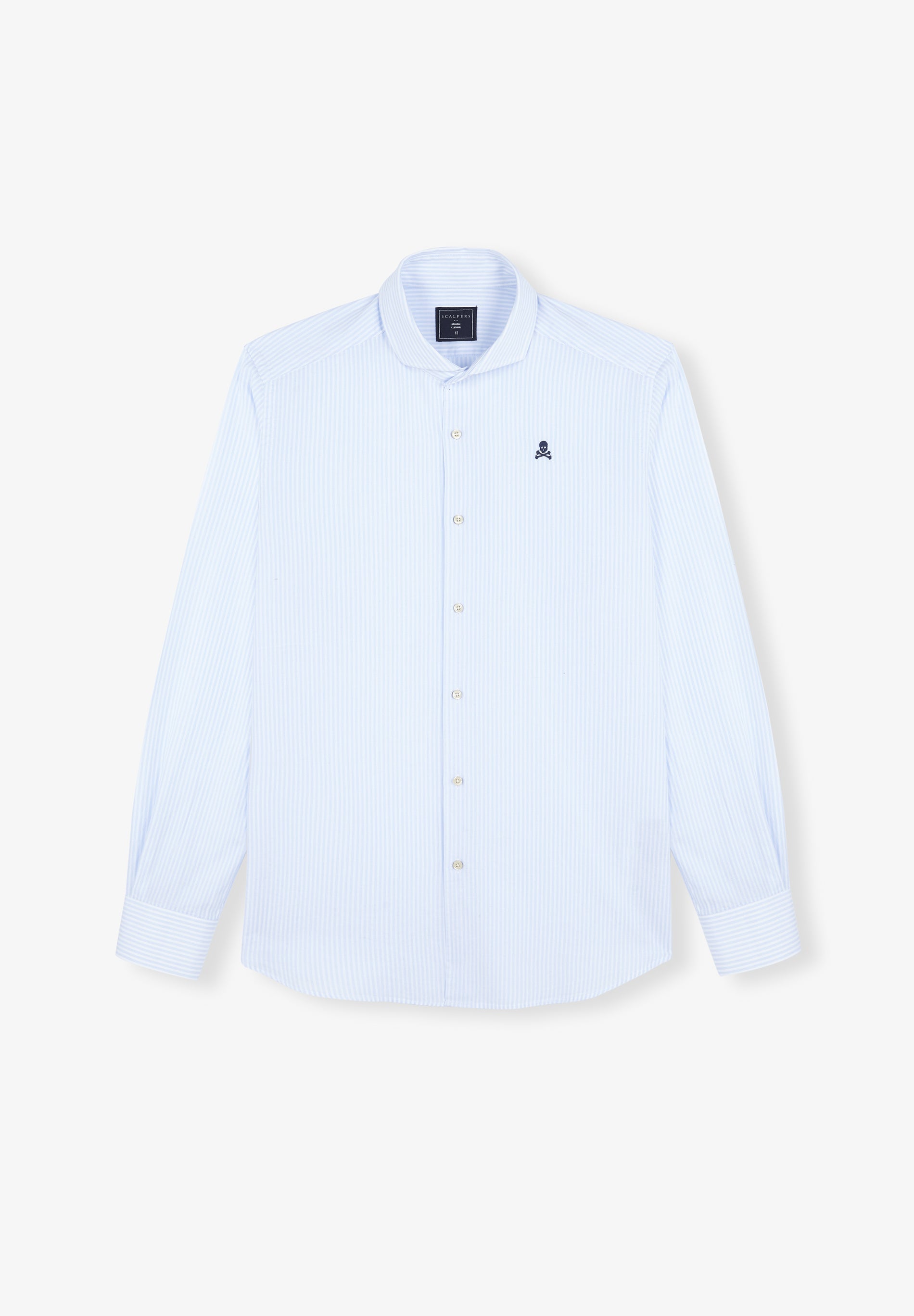 CAMISA RAYAS CALAVERA CONTRASTE