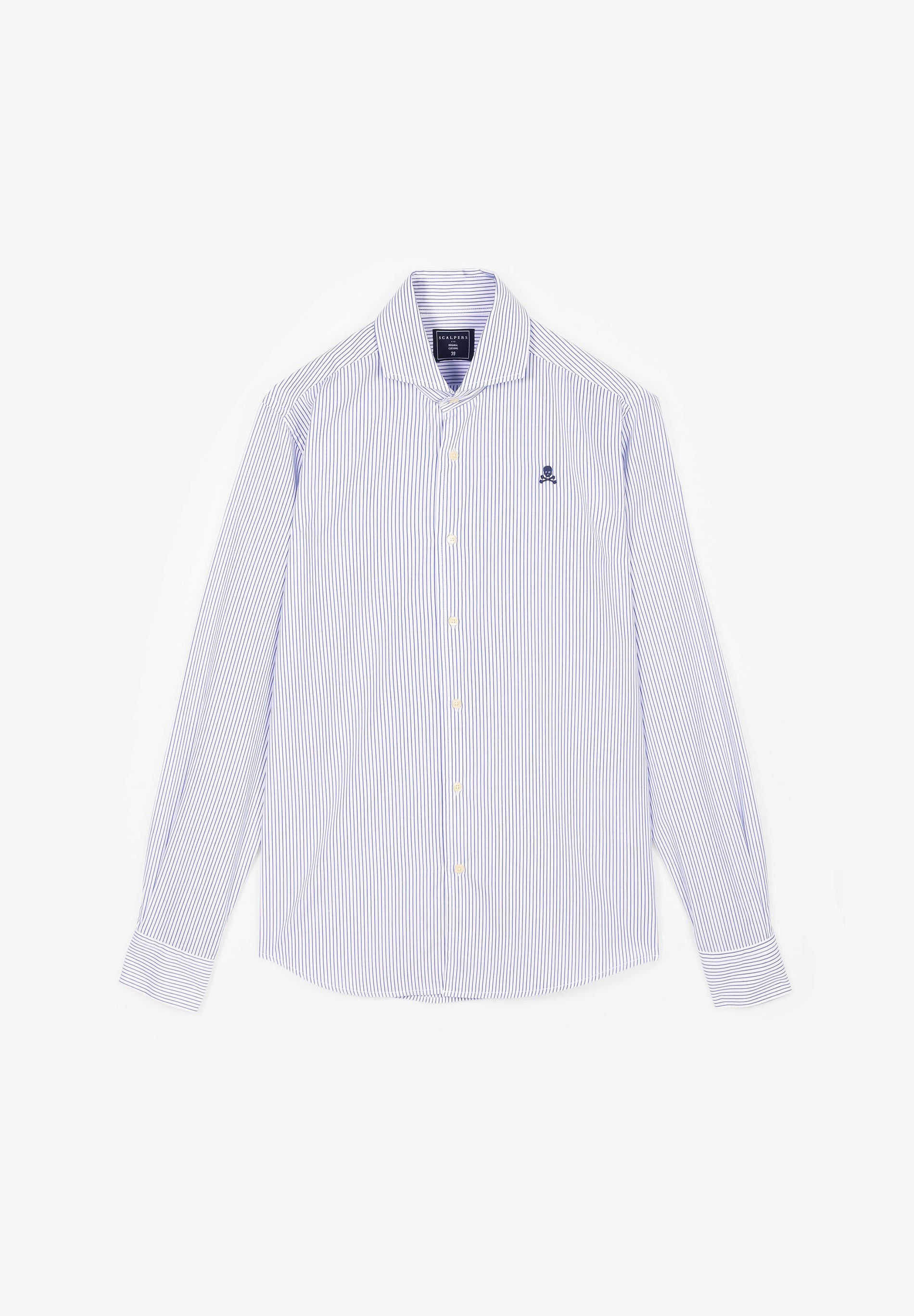CAMISA RAYAS CALAVERA CONTRASTE