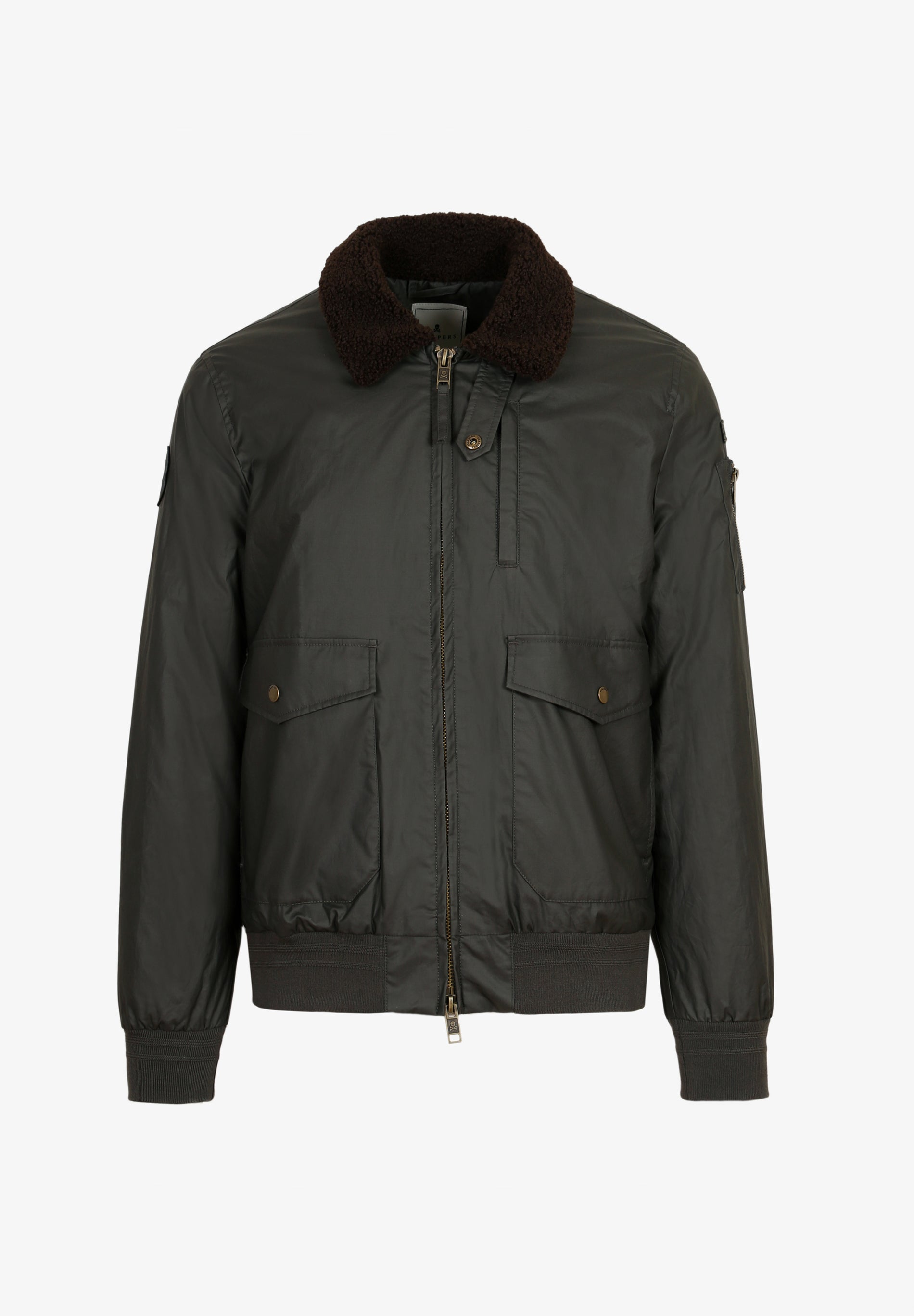 CHAQUETA BOMBER CUELLO BORREGO