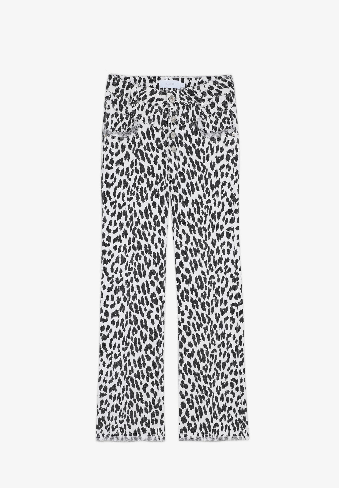 PANTALÓN ANIMAL PRINT ANKLE FLARE