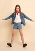 BERMUDAS DENIM DESFLECADA