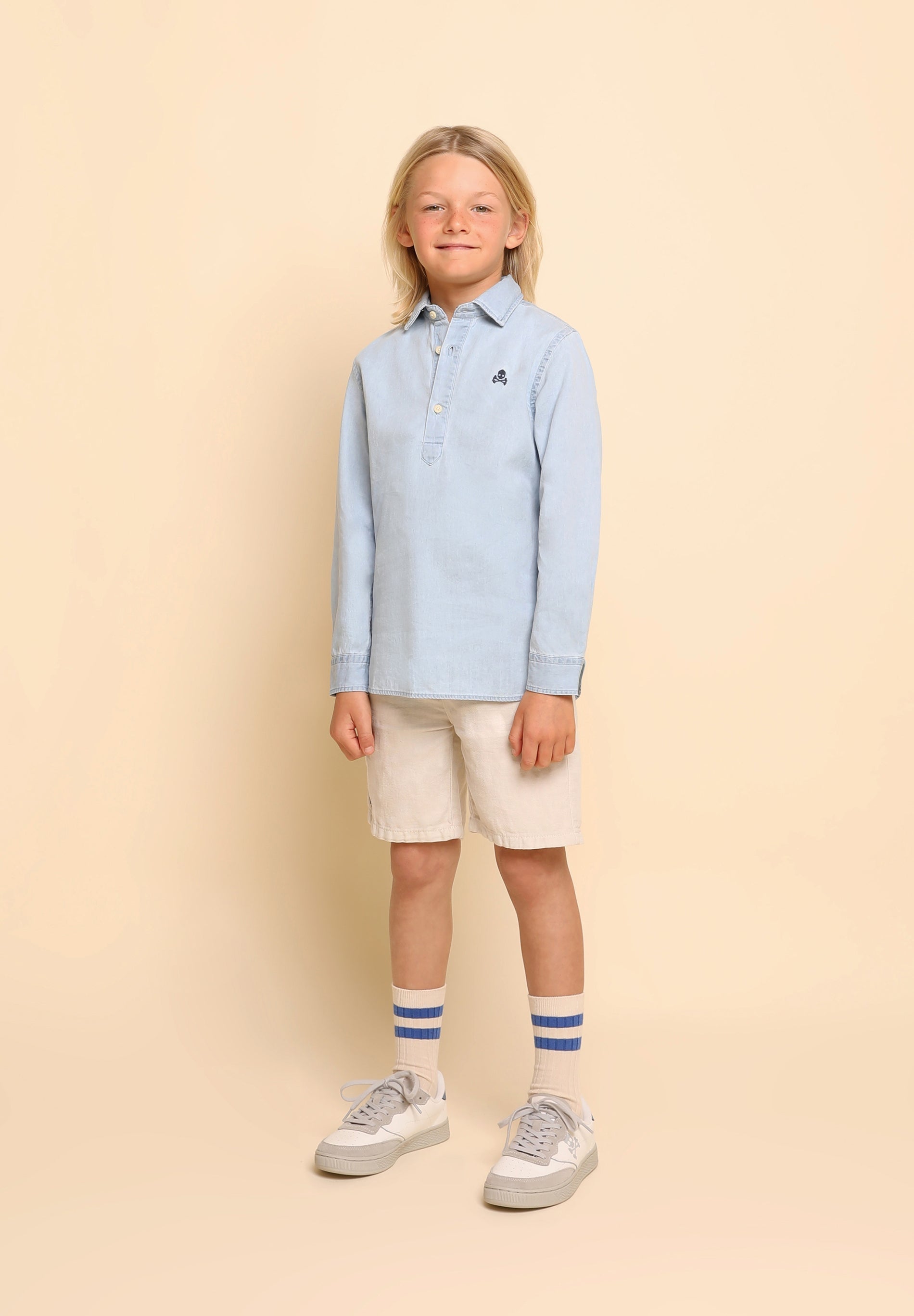 CAMISA POLERA DENIM
