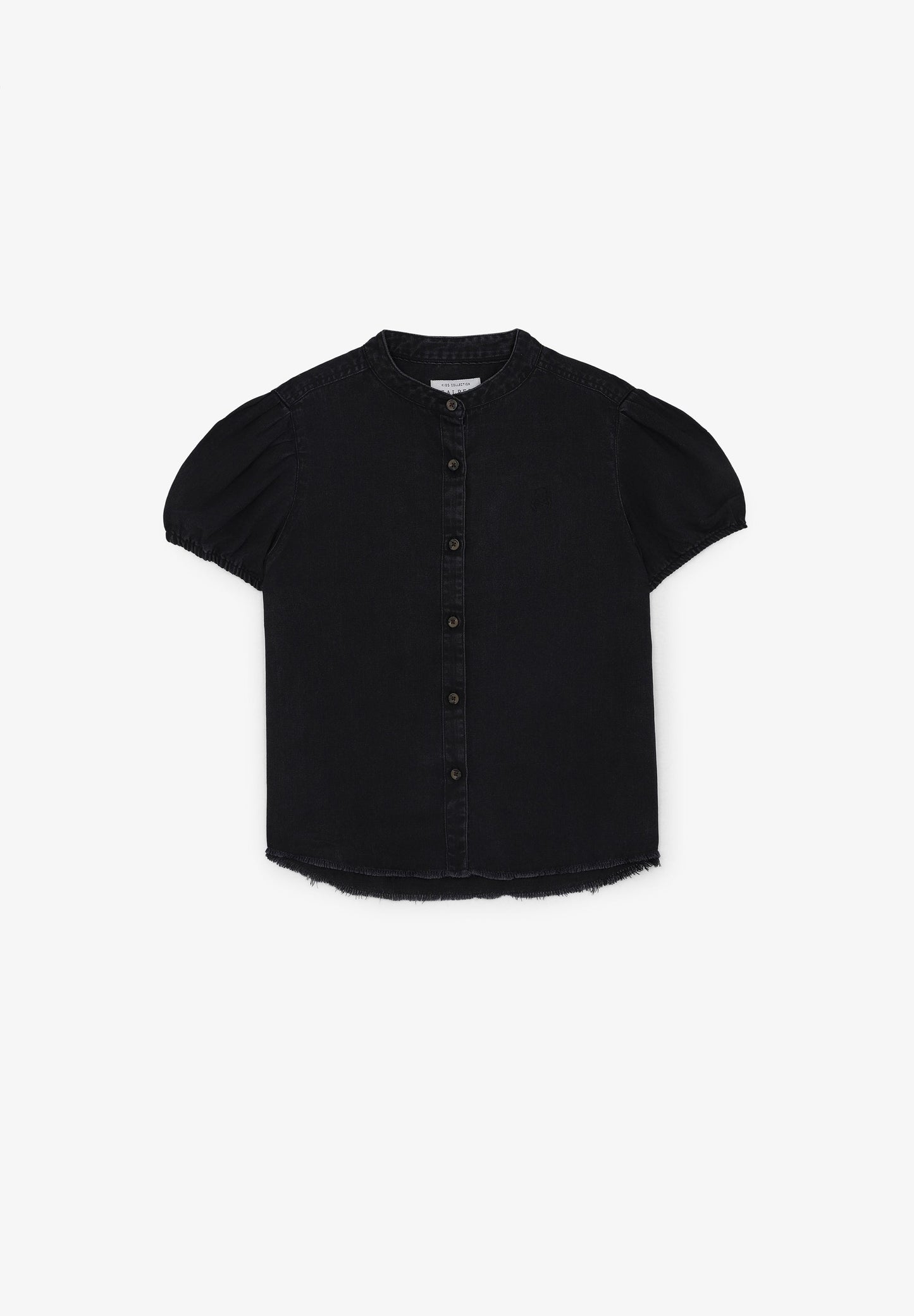 BLUSA DENIM MANGA CORTA