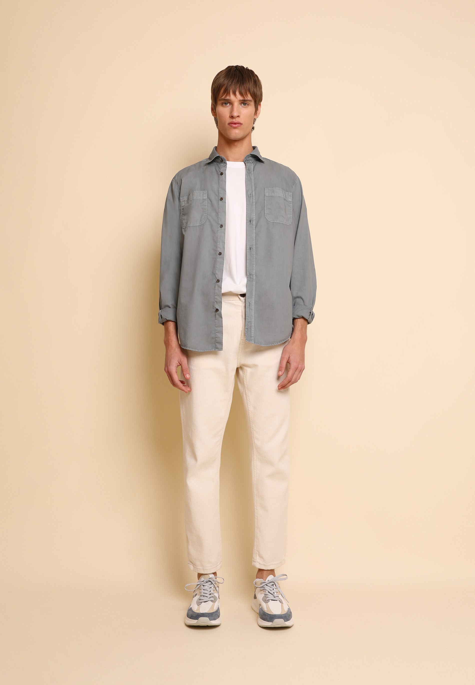 CAMISA FLUIDA BOLSILLOS