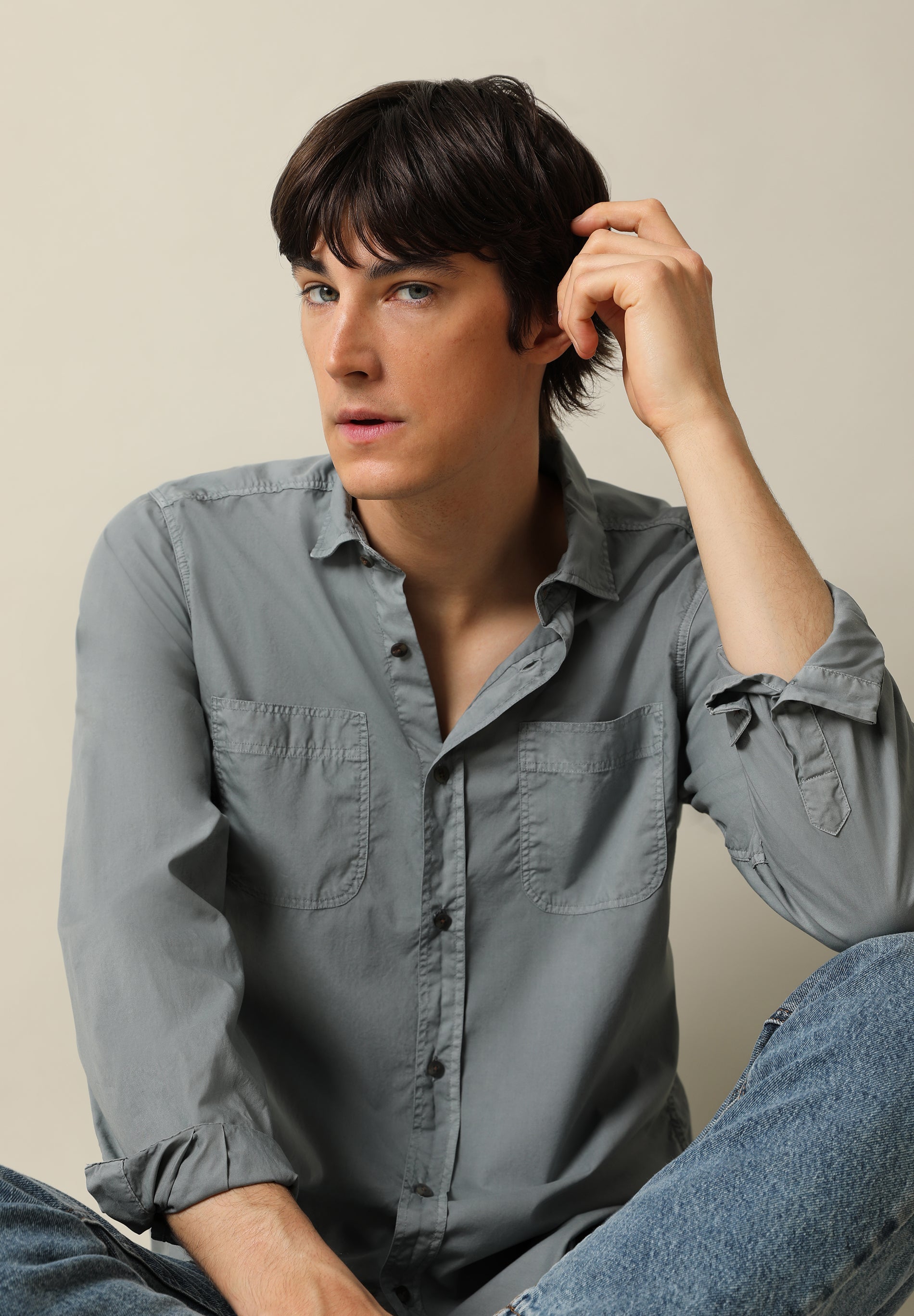 CAMISA FLUIDA BOLSILLOS