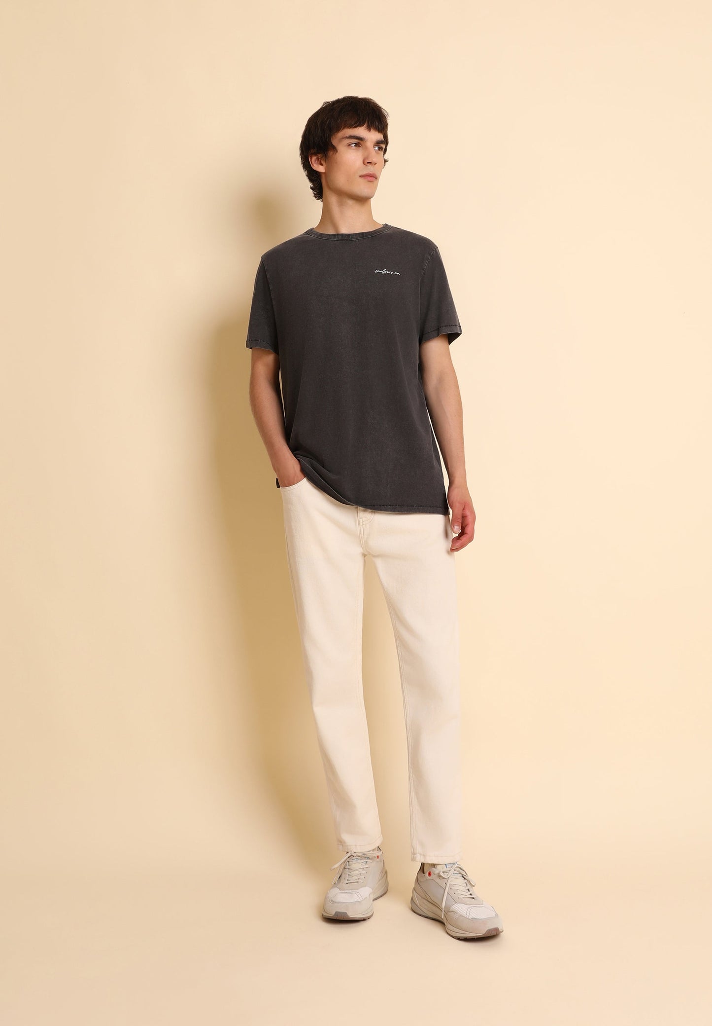 CAMISETA LAVADA PRINT TRASERO