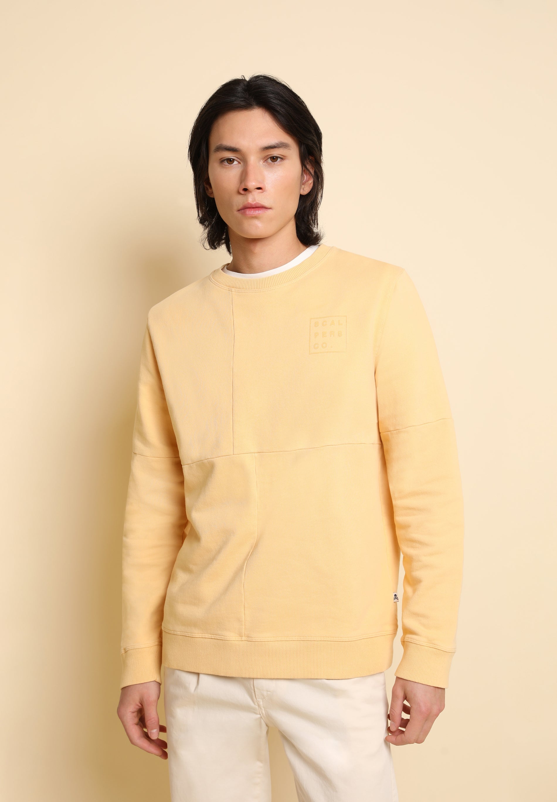 SUDADERA COSTURAS PATCHWORK