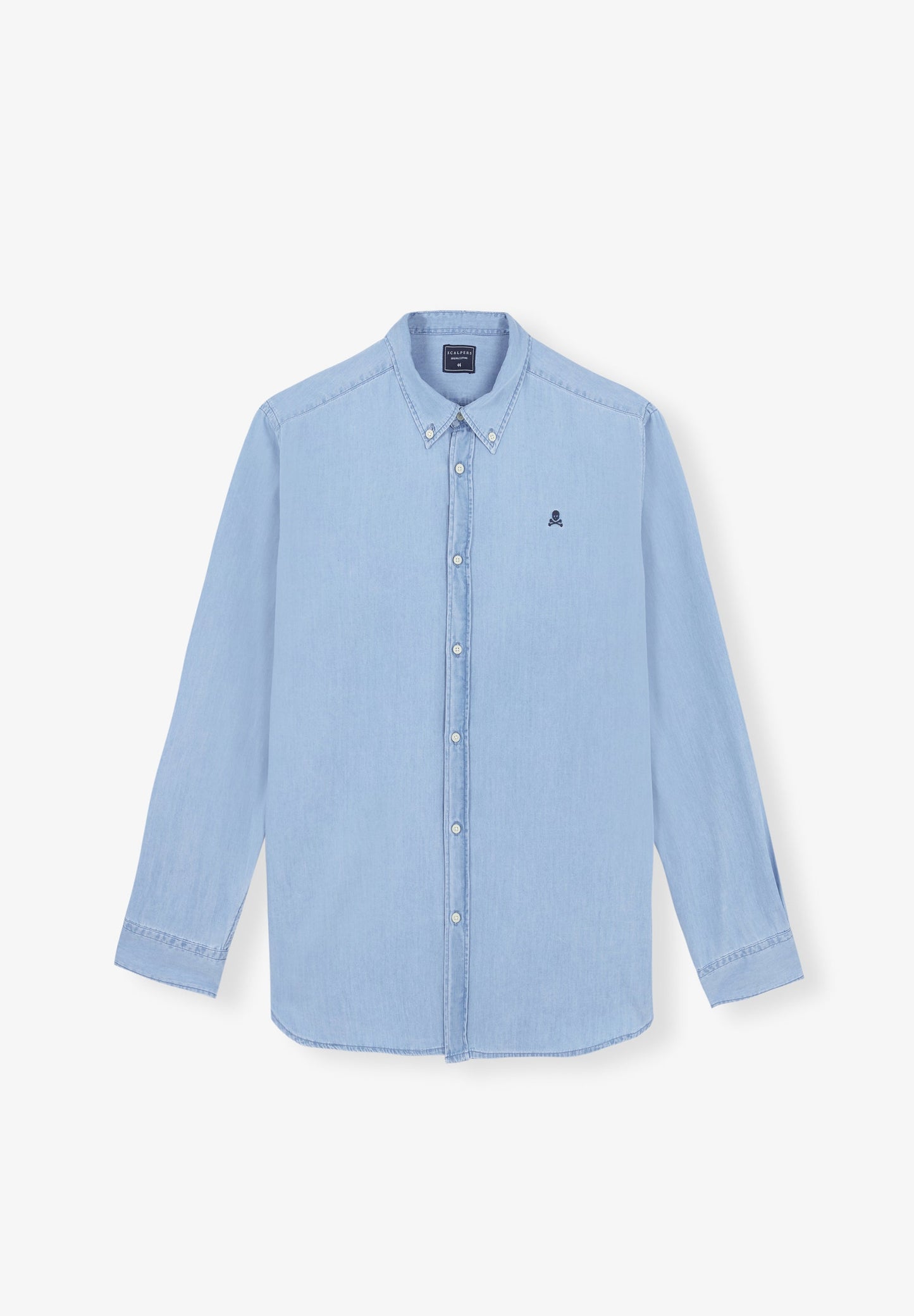 CAMISA DENIM CUELLO BOTONES