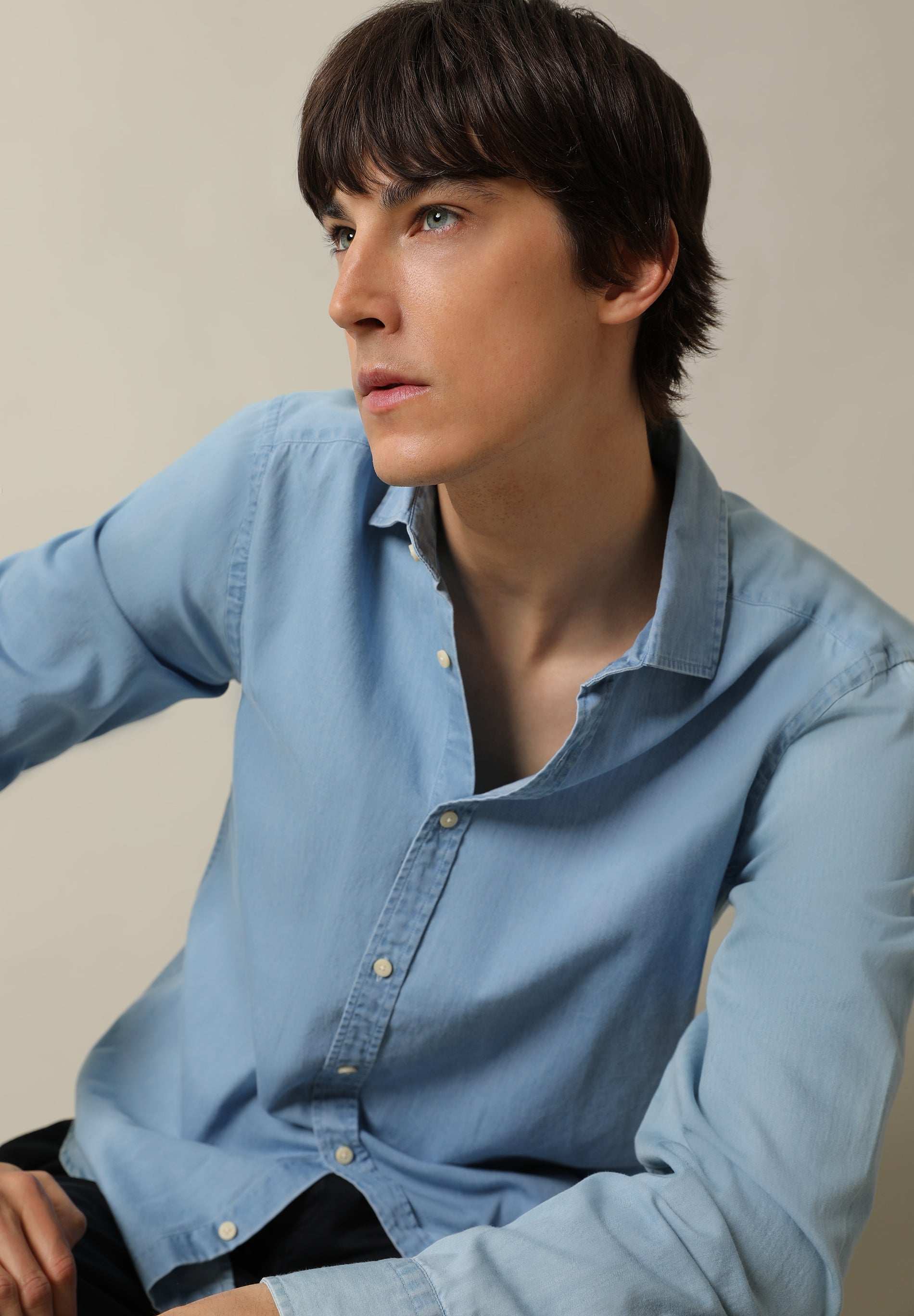 CAMISA DENIM CALAVERA TAPETA