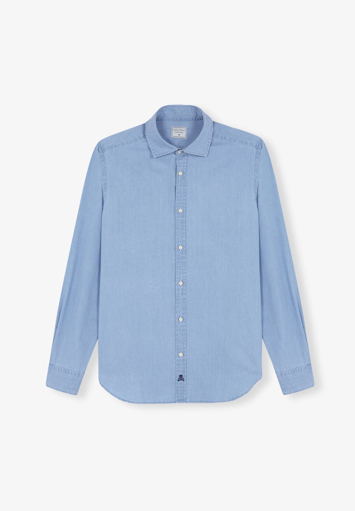 CAMISA DENIM CALAVERA TAPETA