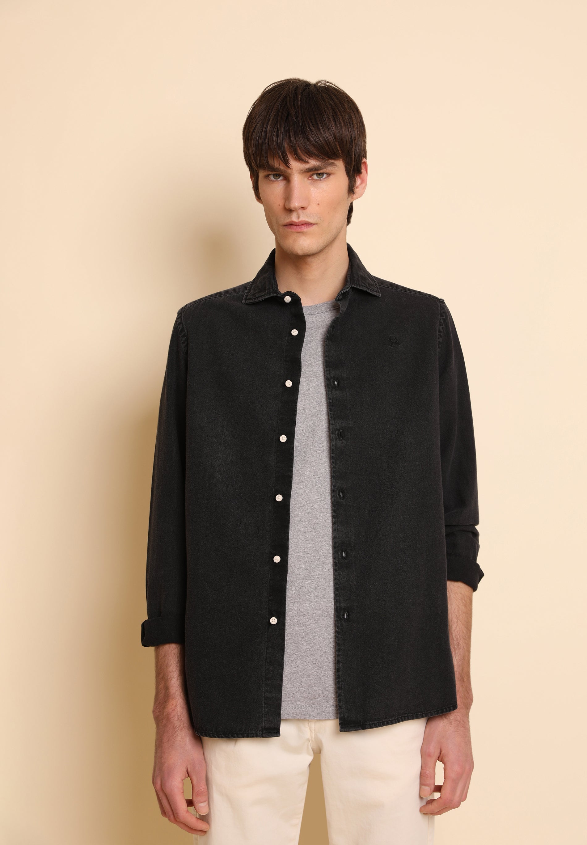 CAMISA DENIM OSCURA