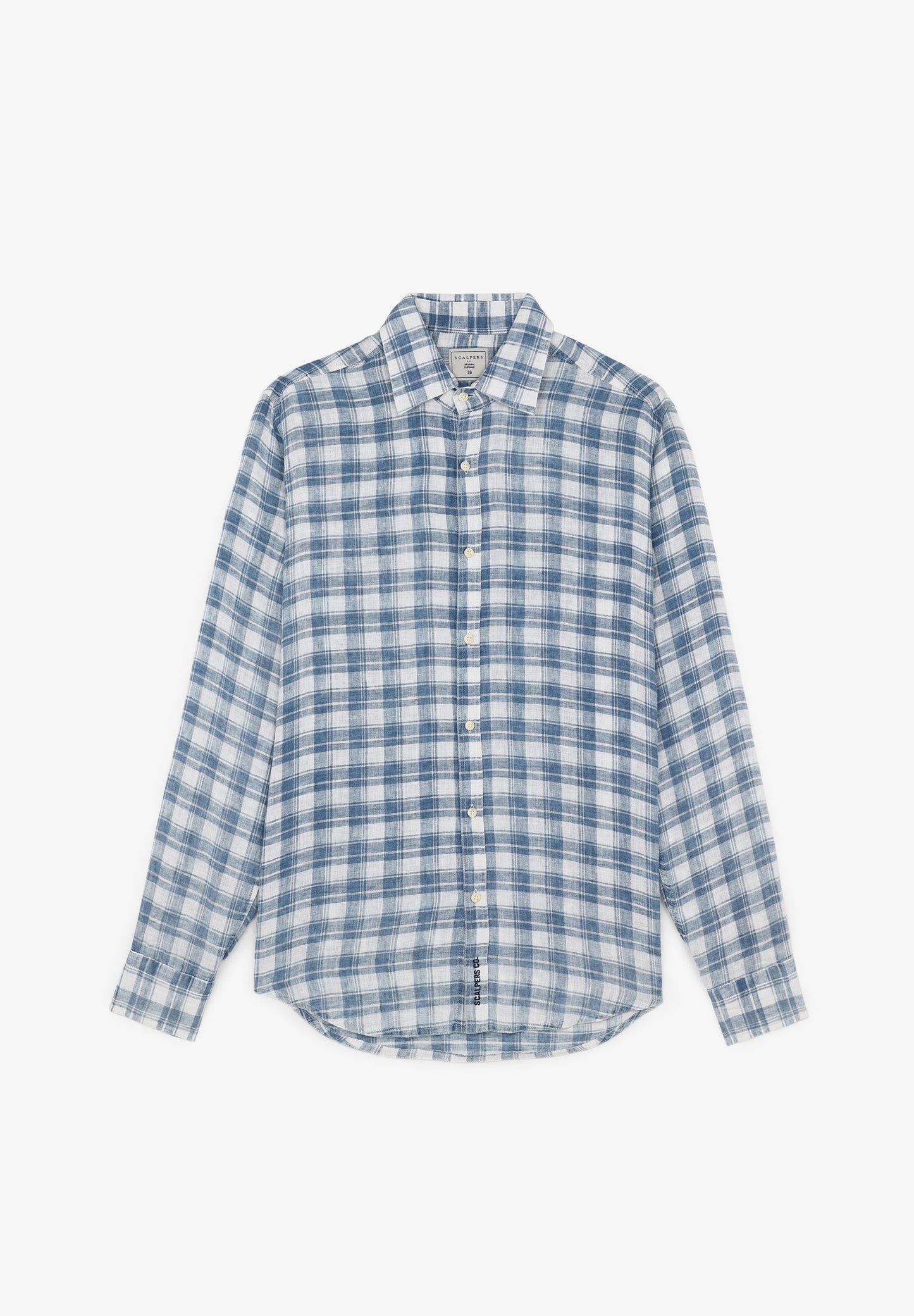 CAMISA CUADROS LINO