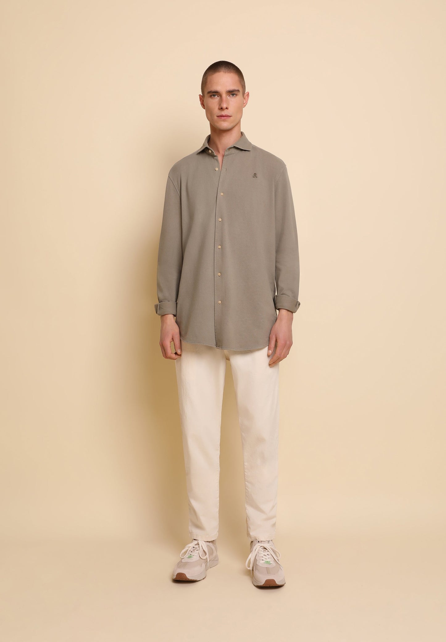 CAMISA PIQUÉ CALAVERA