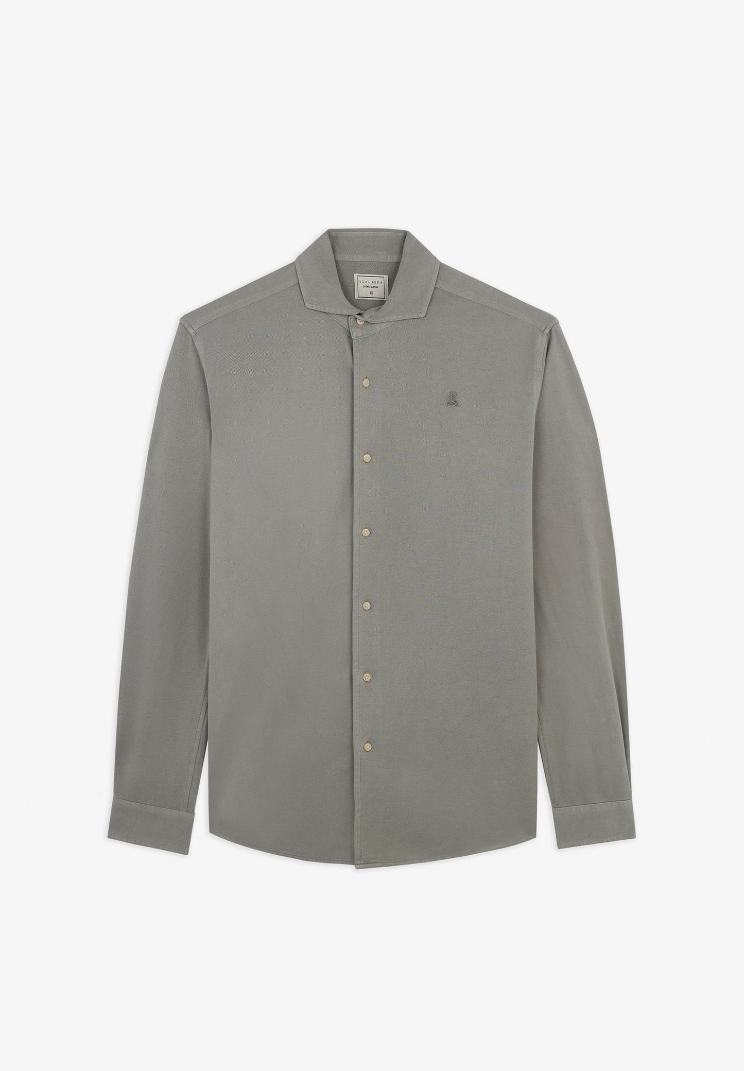 CAMISA PIQUÉ CALAVERA