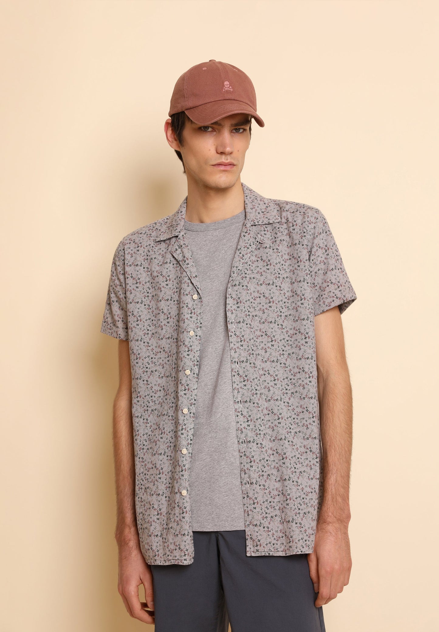 CAMISA MANGA CORTA FLORES