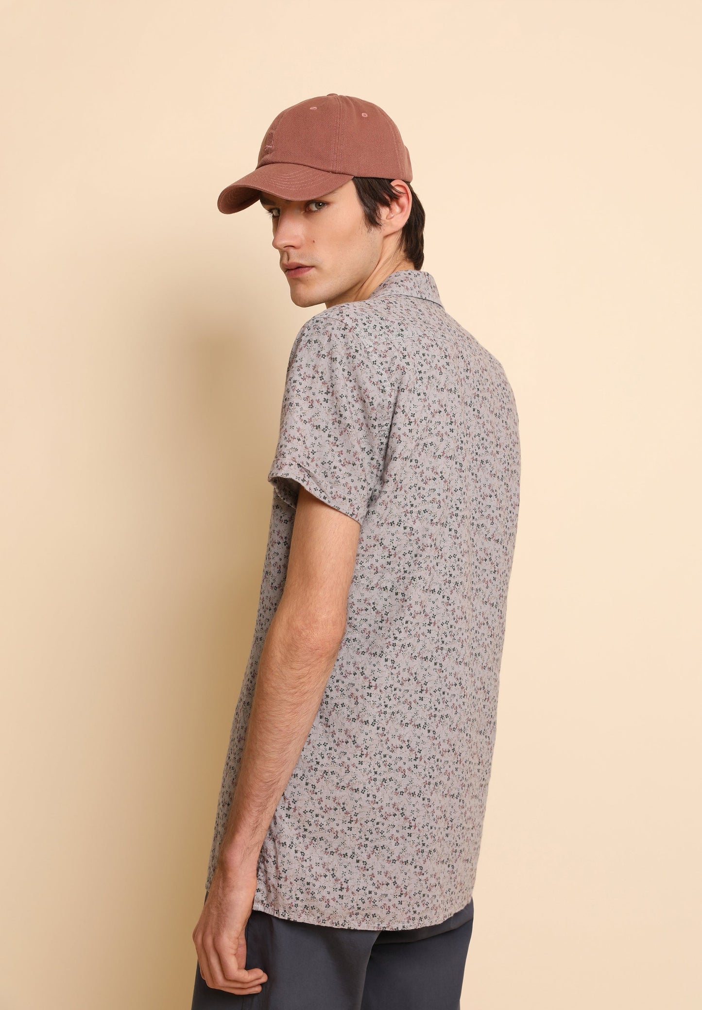 CAMISA MANGA CORTA FLORES