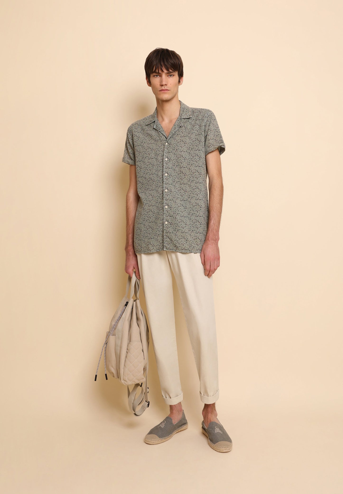 CAMISA MANGA CORTA FLORES