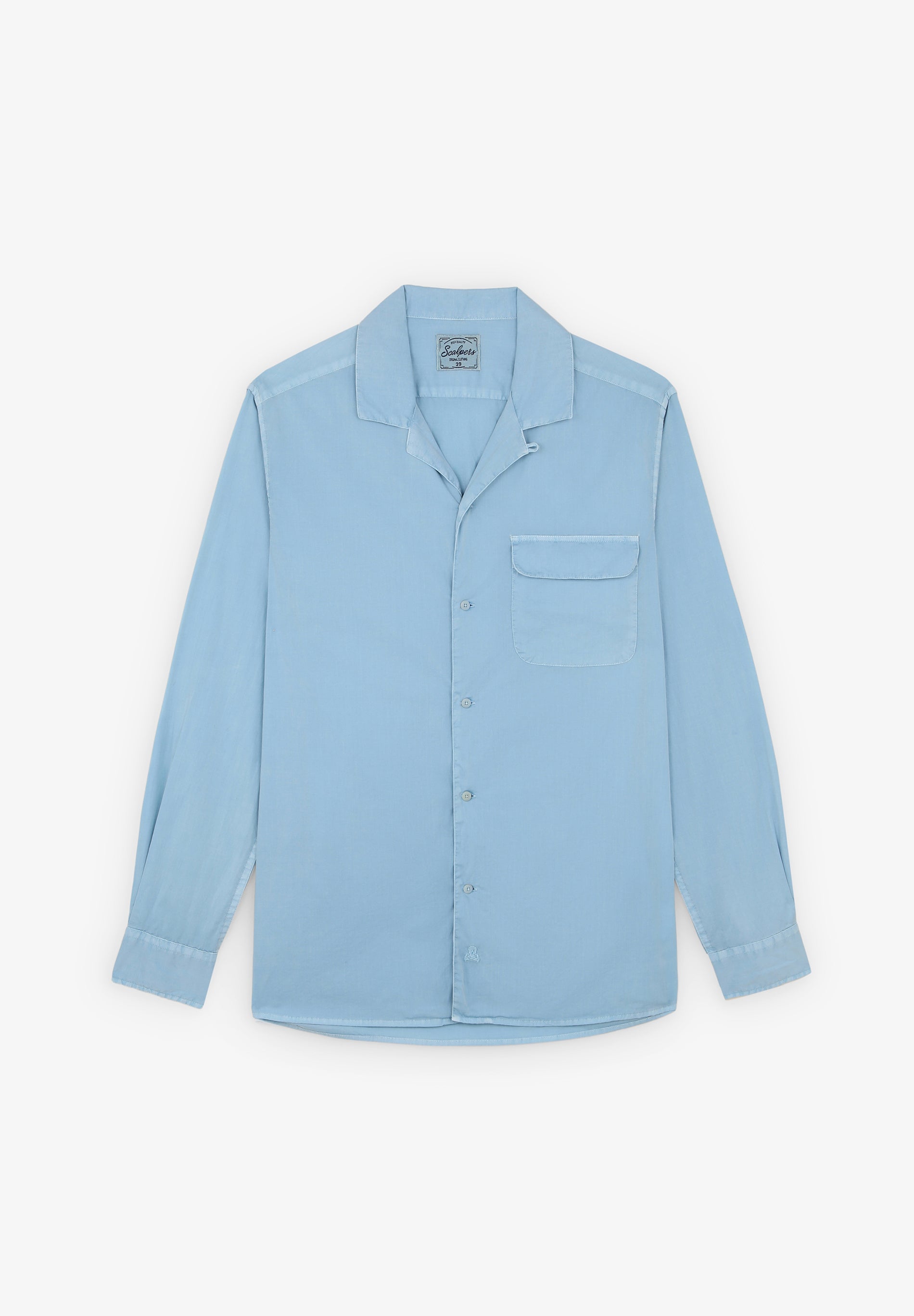 CAMISA PIJAMERA BOLSILLO