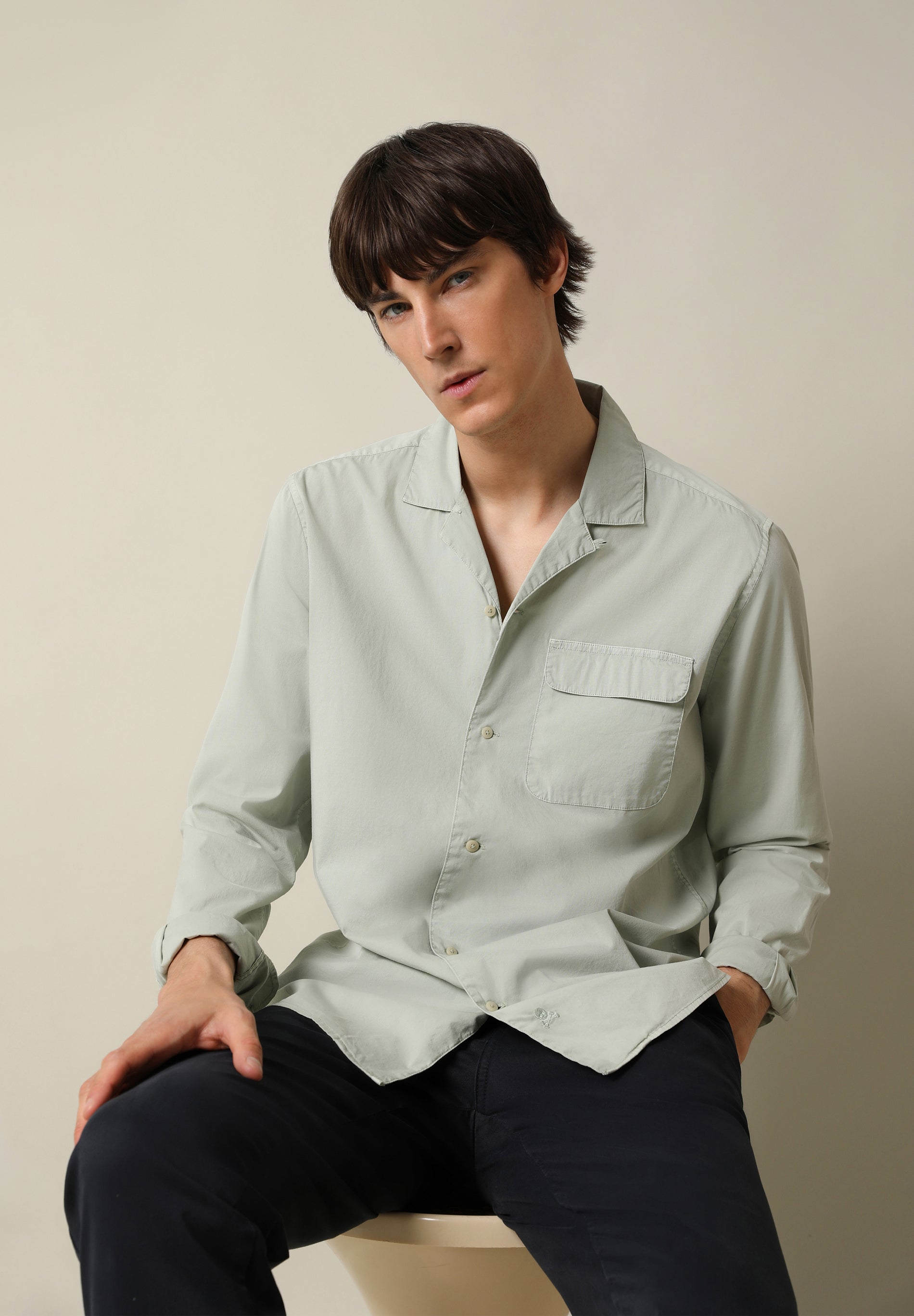 CAMISA PIJAMERA BOLSILLO