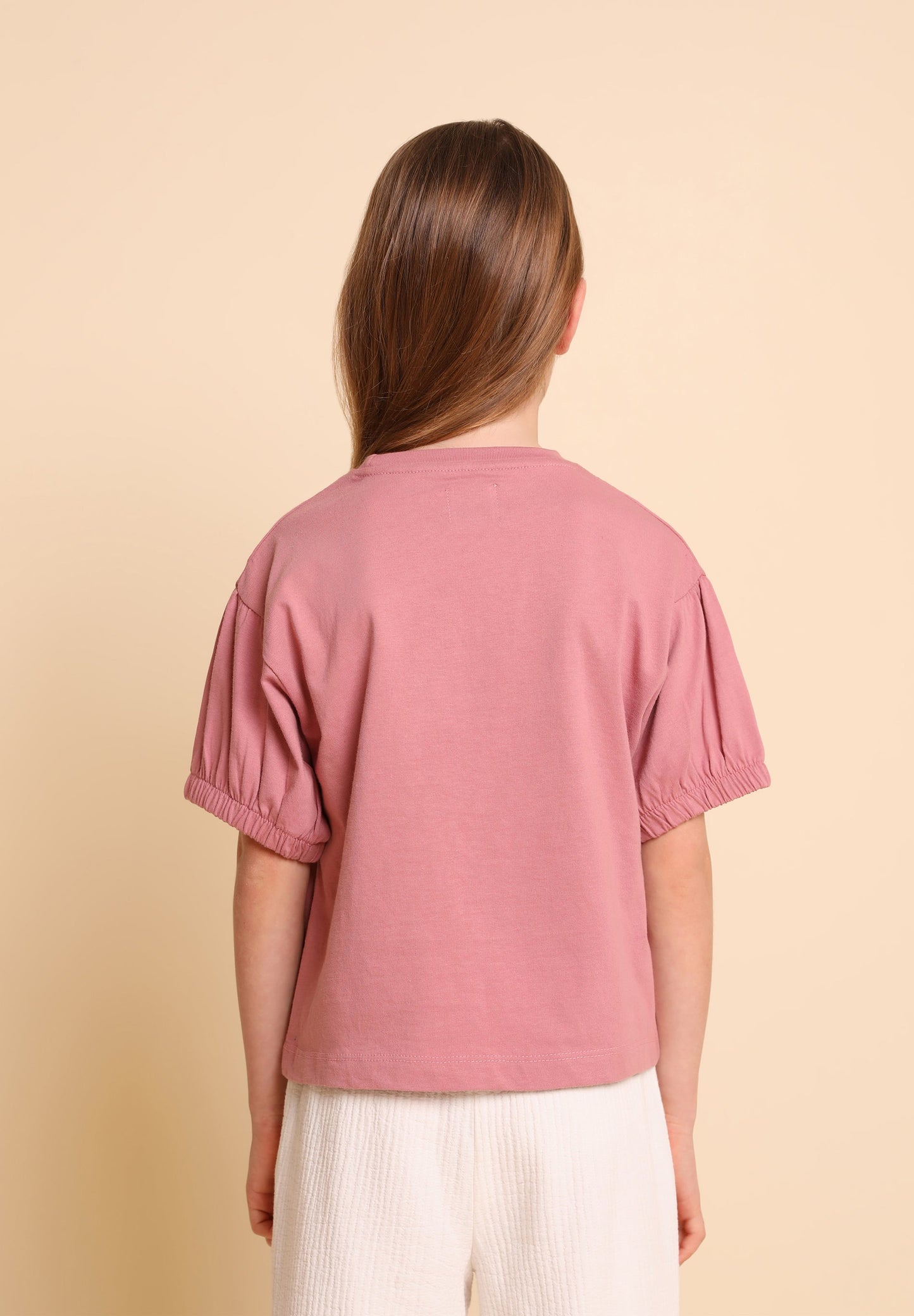 CAMISETA MANGA ABULLONADA